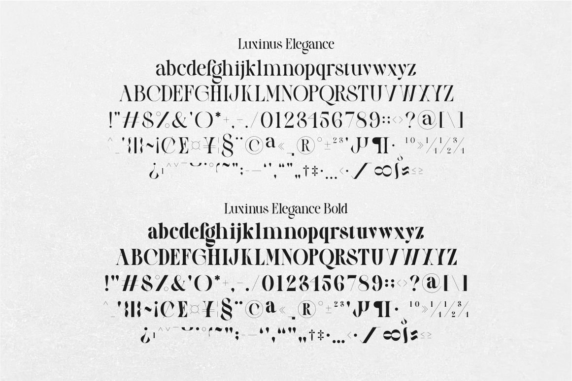 Luxinus Elegance Serif Family With Italic Font — image 12