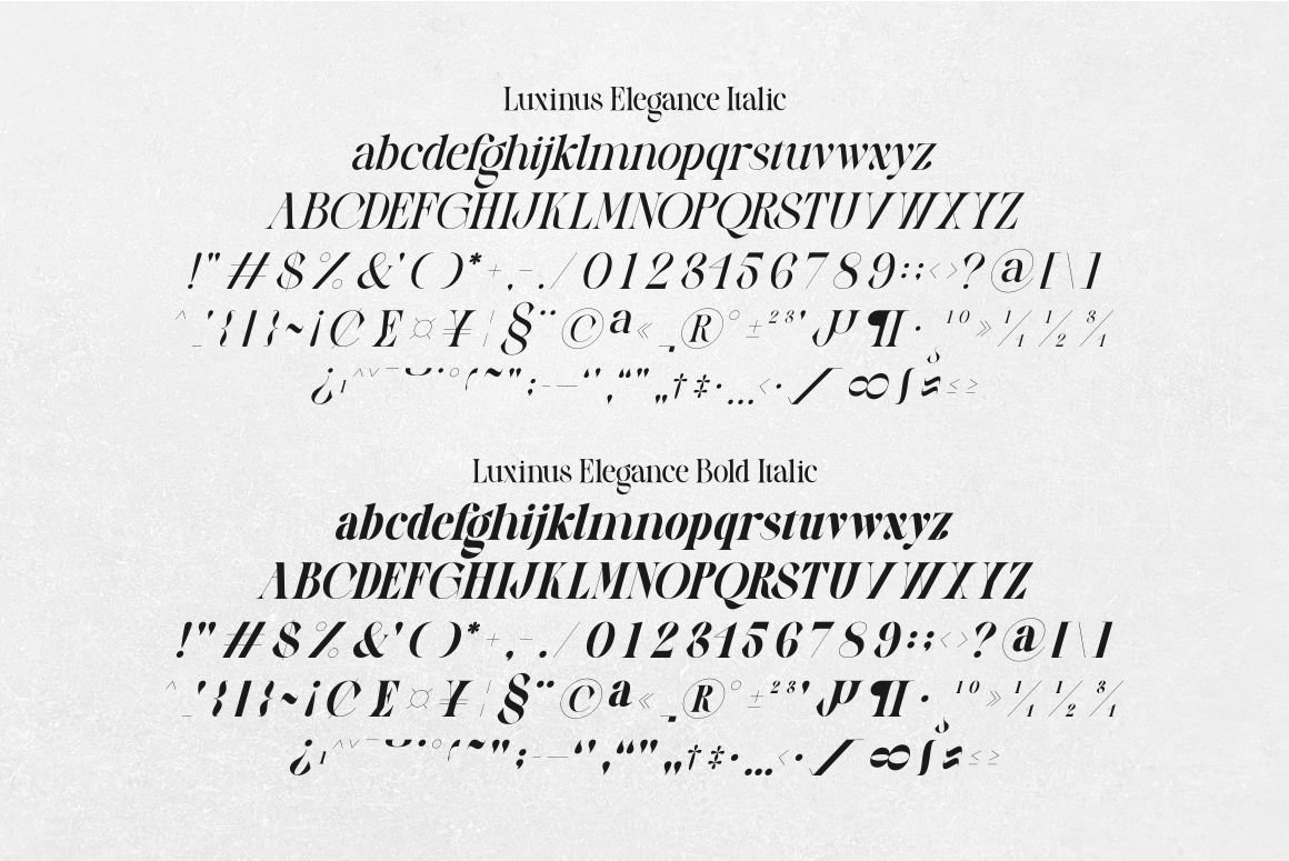 Luxinus Elegance Serif Family With Italic Font — image 13