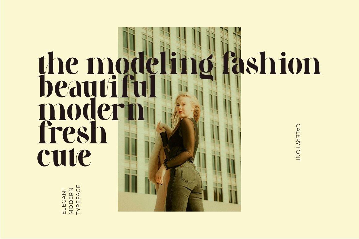 Galery - Elegant Modern Ligature Typeface — image 10