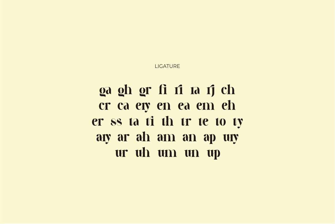 Galery - Elegant Modern Ligature Typeface — image 15