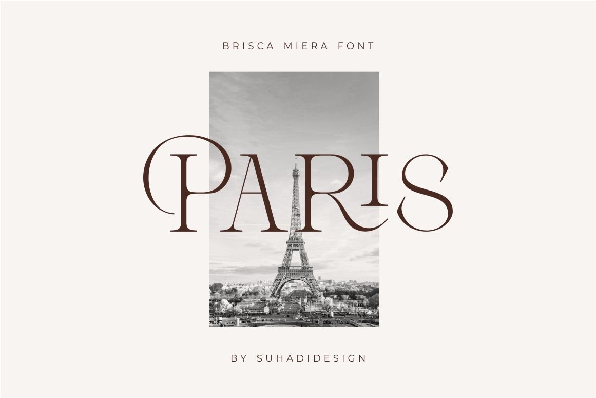 Brisca Miera - Chic Alternate Ligature Serif Font — image 3