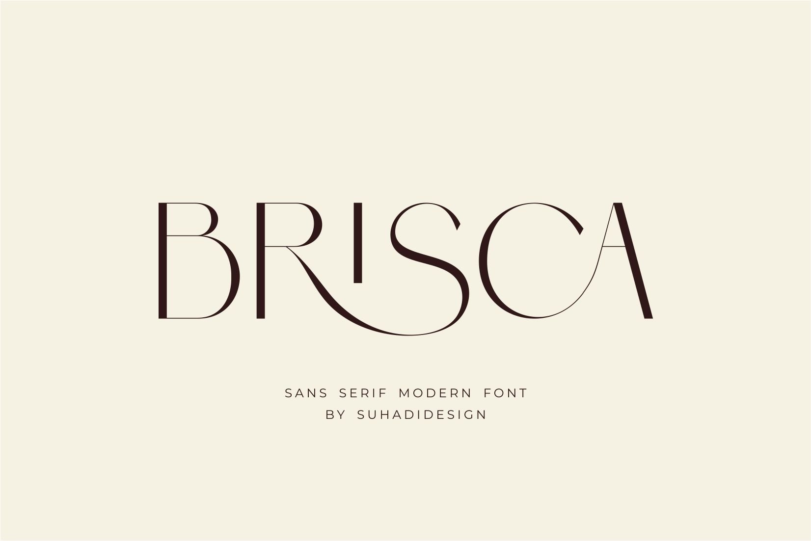 Brisca - Sans Serif Modern Font — image 1
