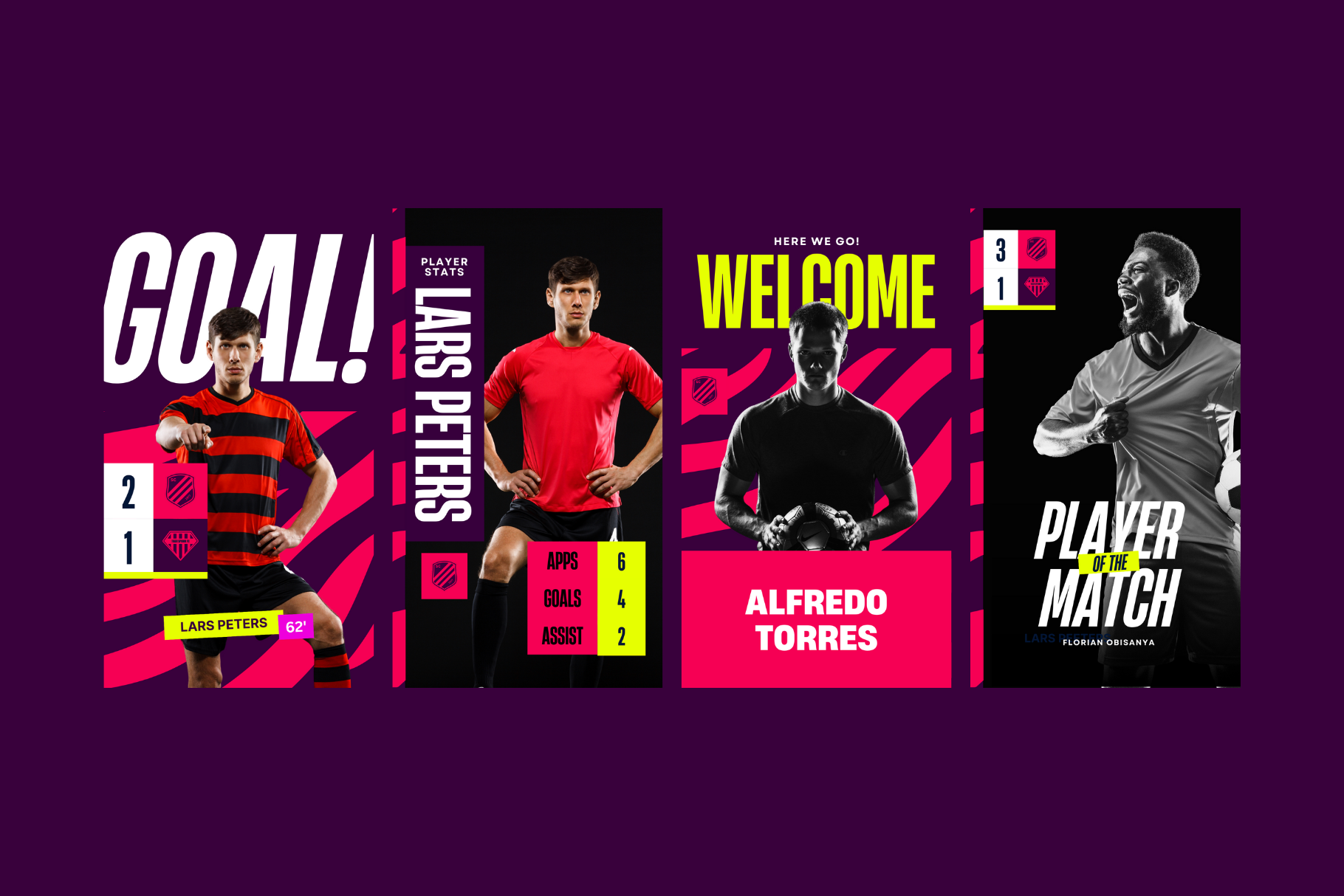 Football Matchday Social Media Pack | Canva Template — image 3
