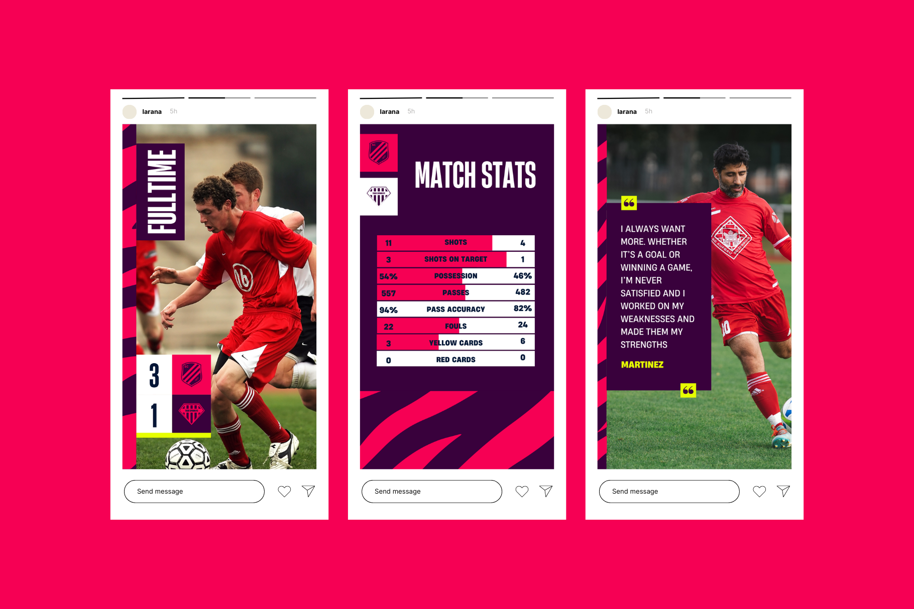 Football Matchday Social Media Pack | Canva Template — image 5