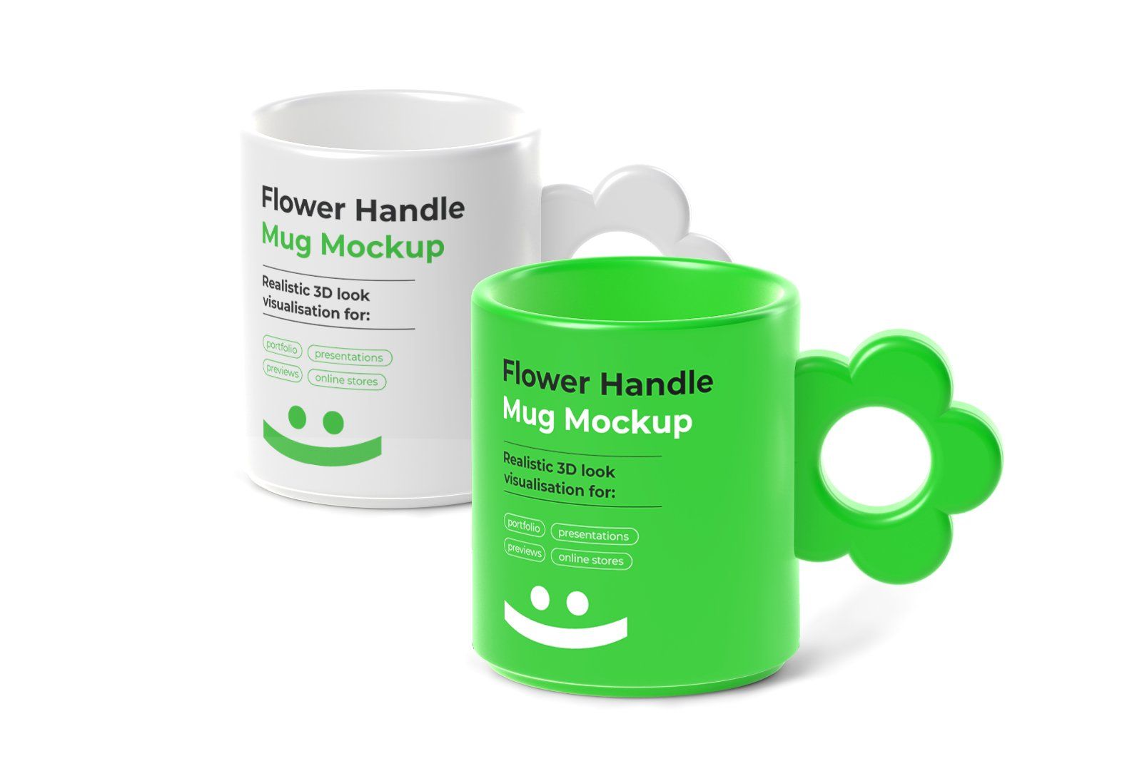 Cute Mug Mockup with Floral Handle — image 6