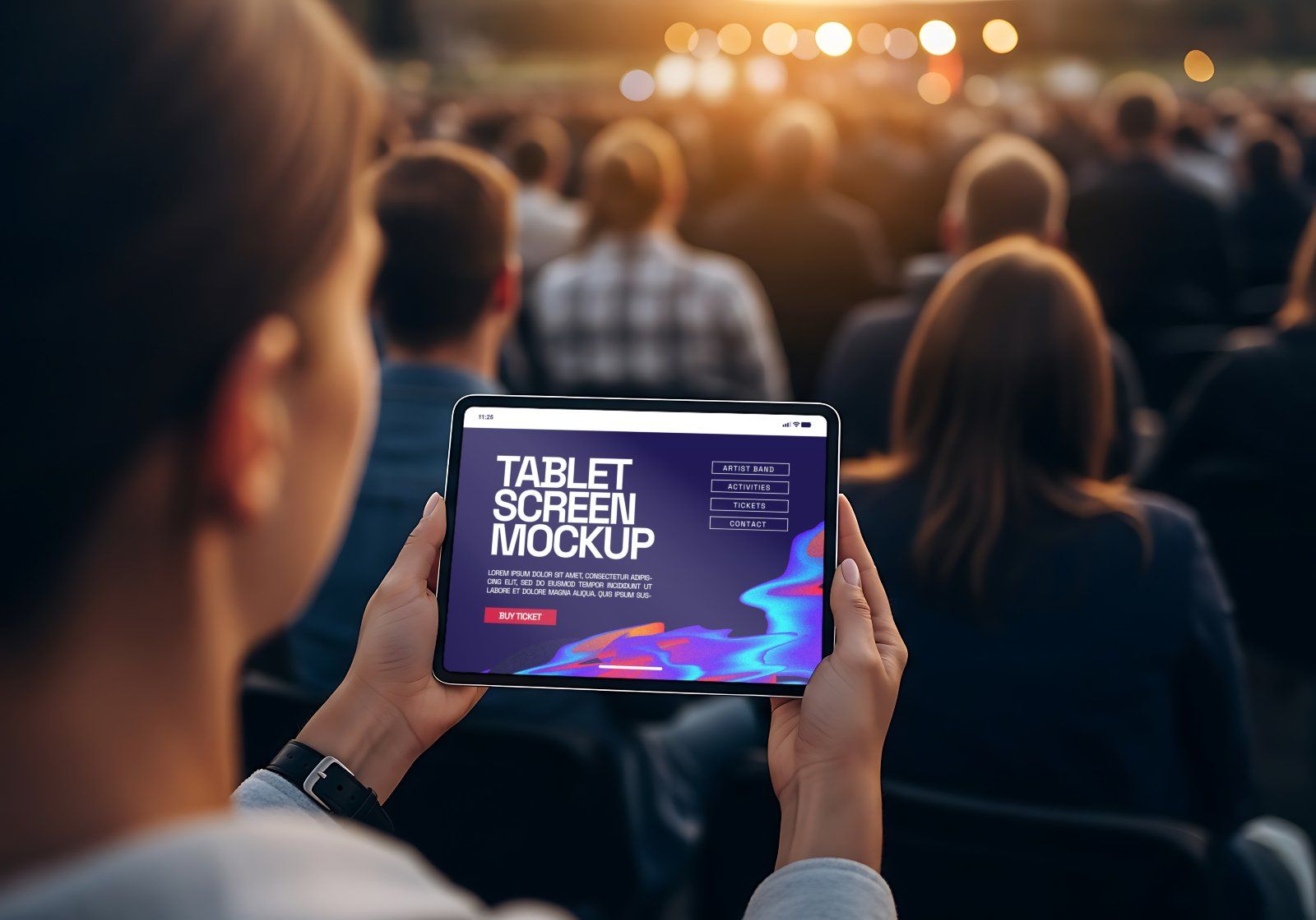 Premium Branding Festival Concert Music Mockup — image 2
