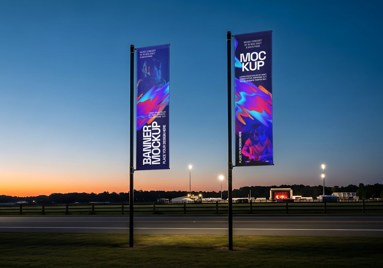 Premium Branding Festival Concert Music Mockup — image 8