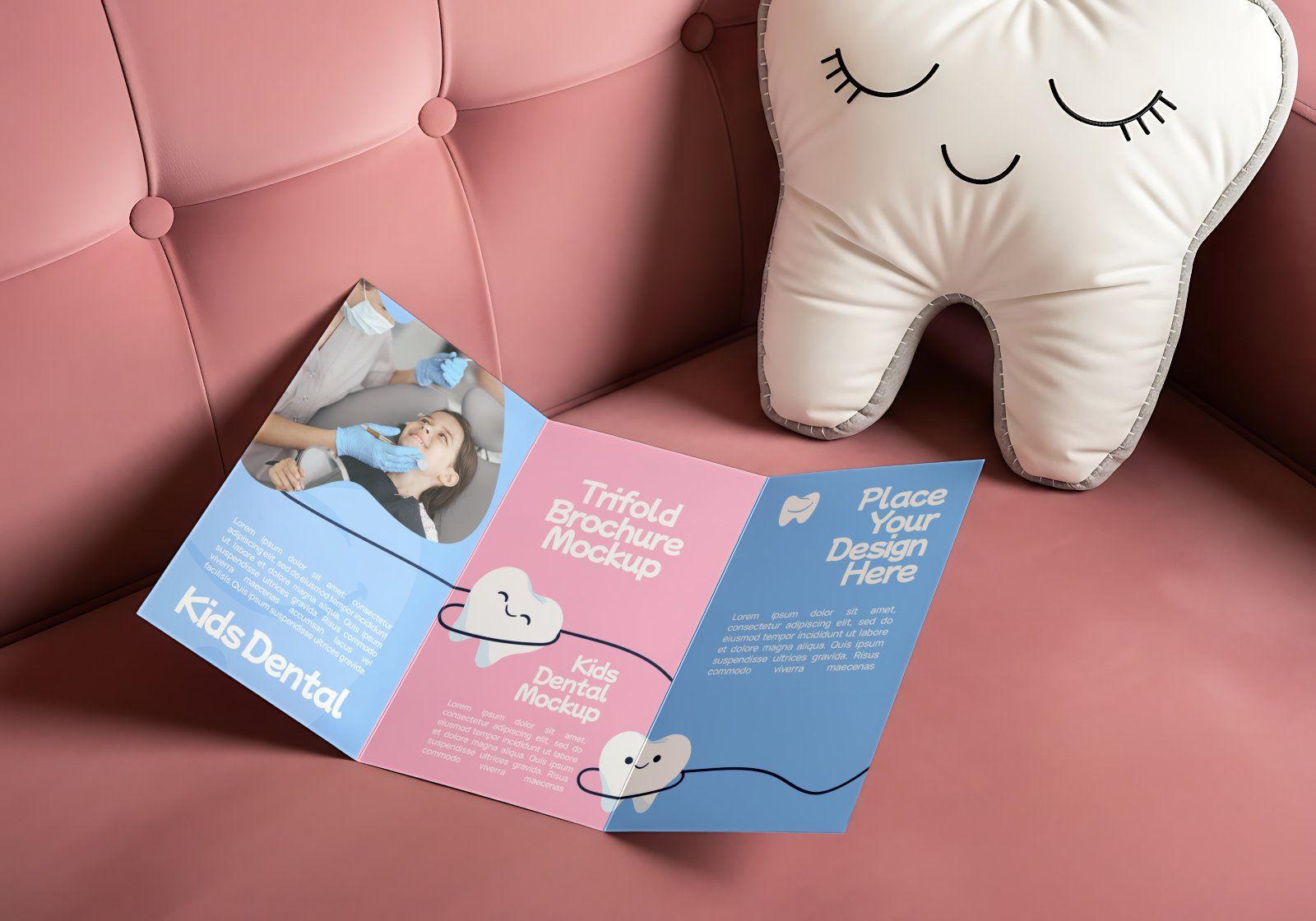 Children's Dental Clinic Branding Mockup Bundle – 15 Premium PSD Scenes for Pediatric Medical Identi — image 14