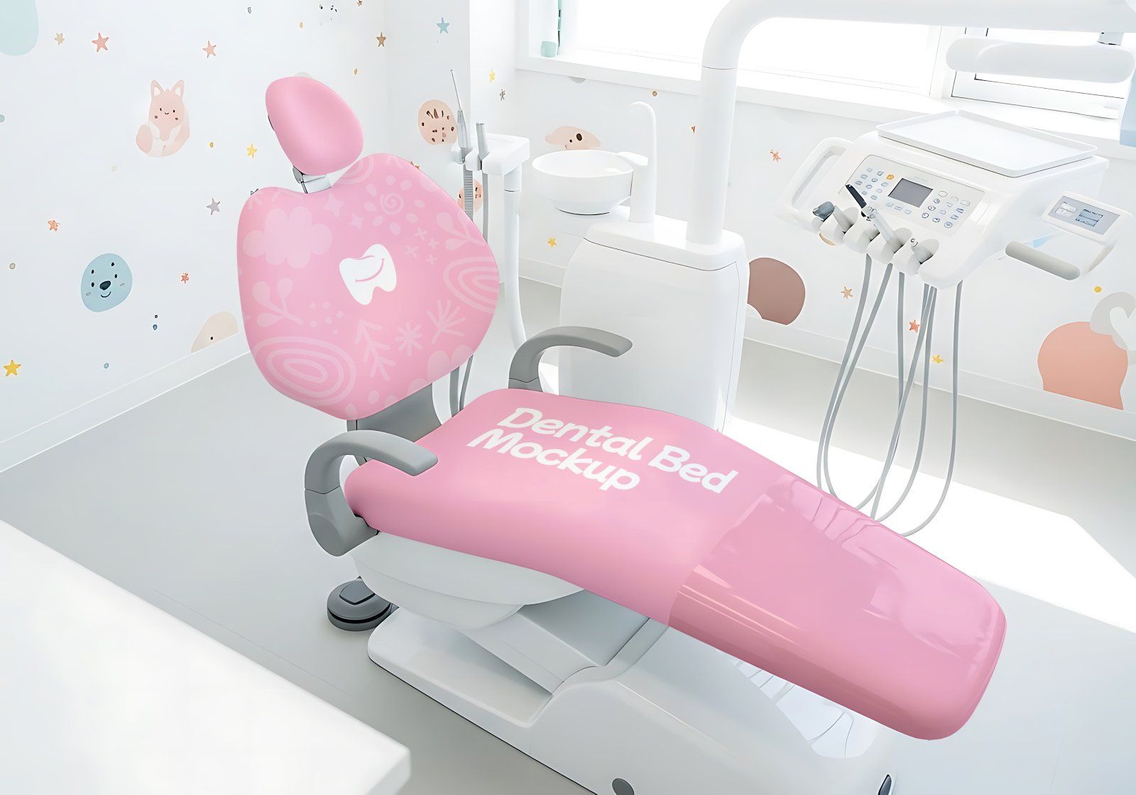 Children's Dental Clinic Branding Mockup Bundle – 15 Premium PSD Scenes for Pediatric Medical Identi — image 13
