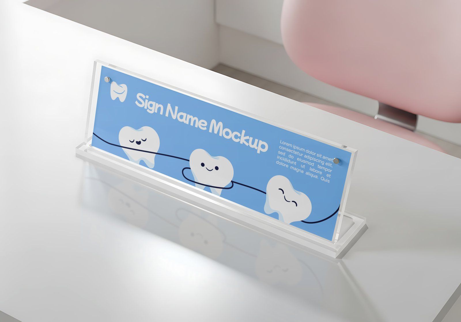 Children's Dental Clinic Branding Mockup Bundle – 15 Premium PSD Scenes for Pediatric Medical Identi — image 6