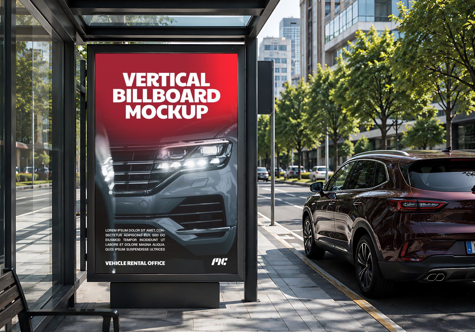 Ultimate Car Rental Branding Mockup Bundle – 15 Premium PSD Scenes for Automotive Travel & Fleet Ide — image 7