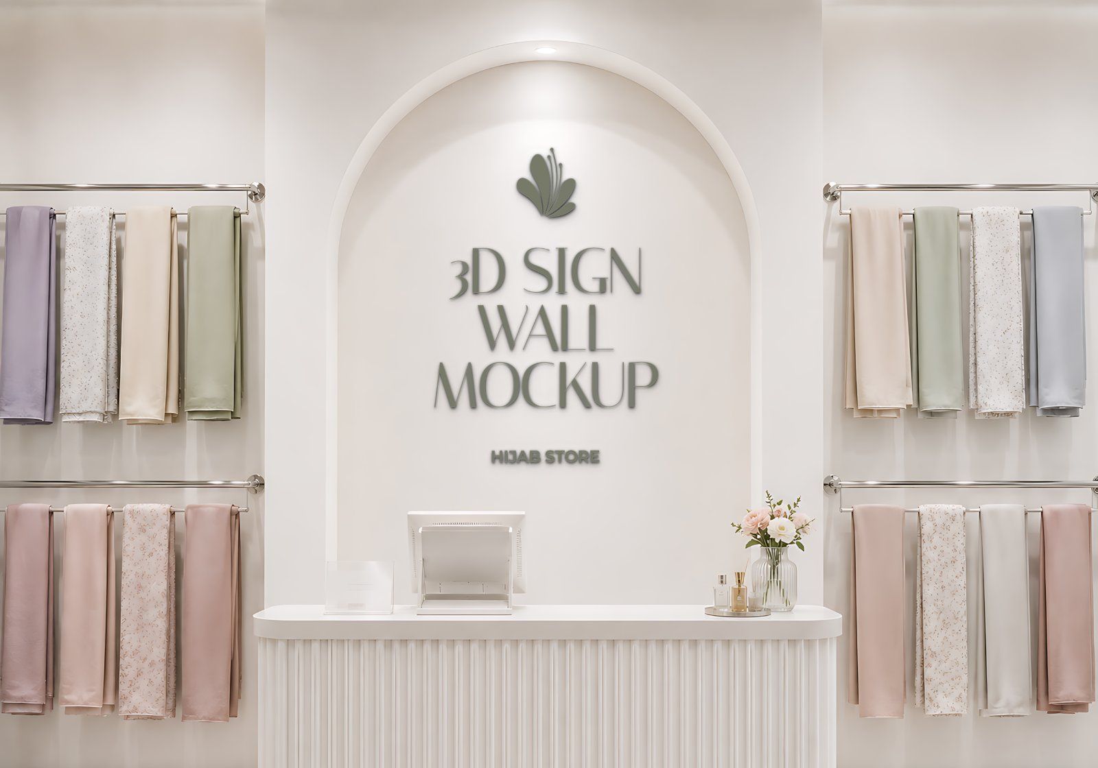Premium Muslim Clothing Store Mockup Bundle – 15 Aesthetic PSD Scenes for Hijab Boutique, Modest Fas — image 17