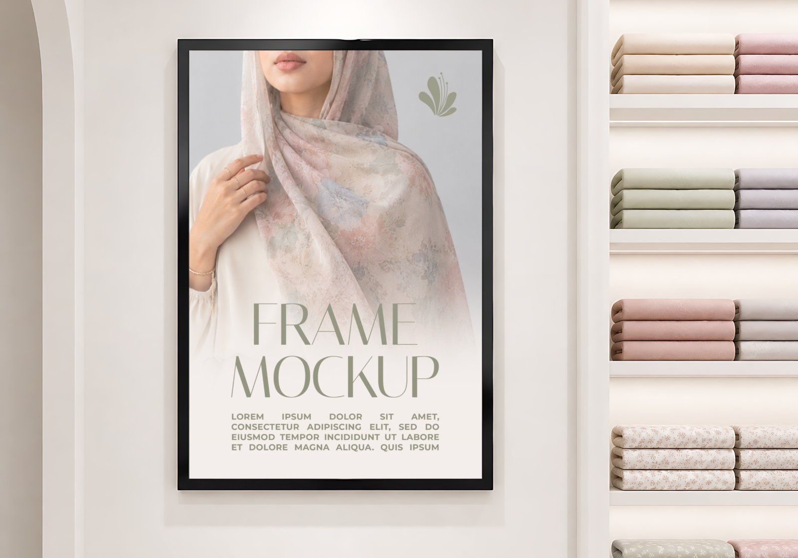 Premium Muslim Clothing Store Mockup Bundle – 15 Aesthetic PSD Scenes for Hijab Boutique, Modest Fas — image 16