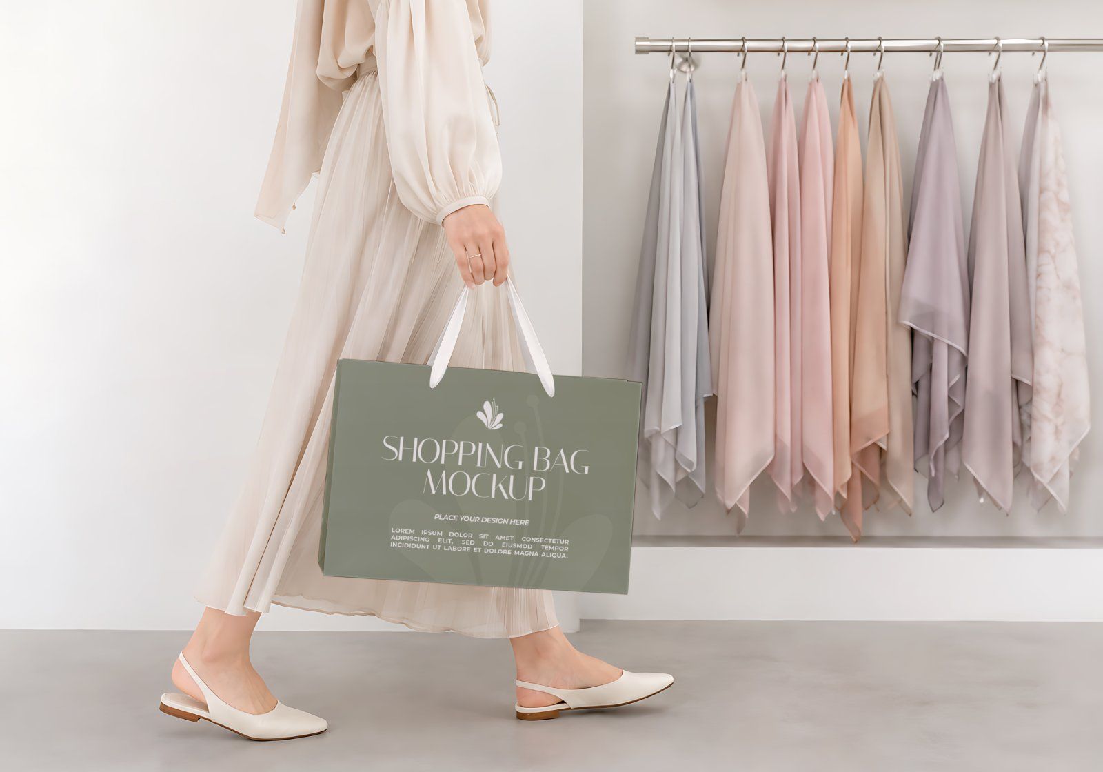 Premium Muslim Clothing Store Mockup Bundle – 15 Aesthetic PSD Scenes for Hijab Boutique, Modest Fas — image 11