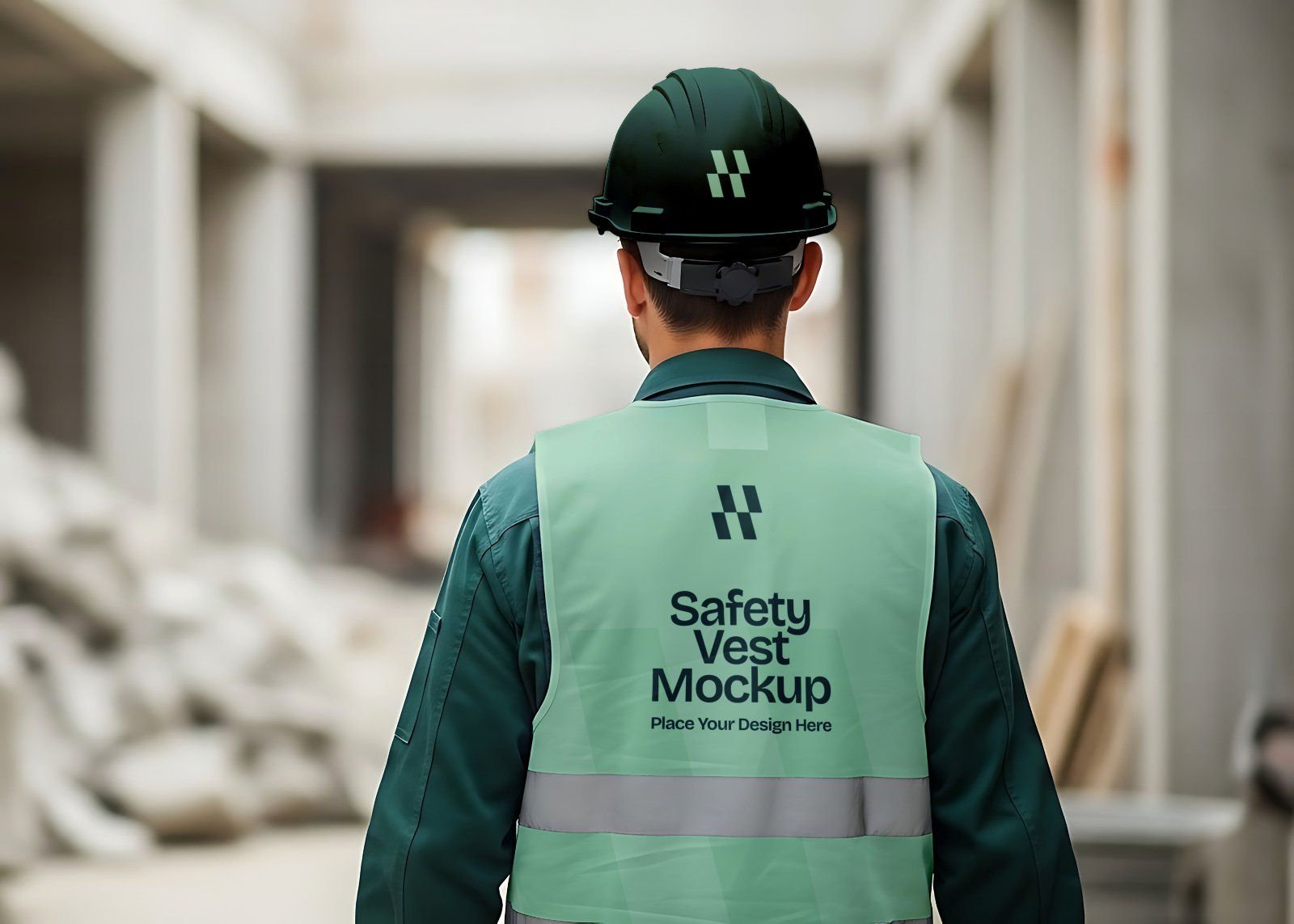 Premium Branding Green Construction Mockup — image 15