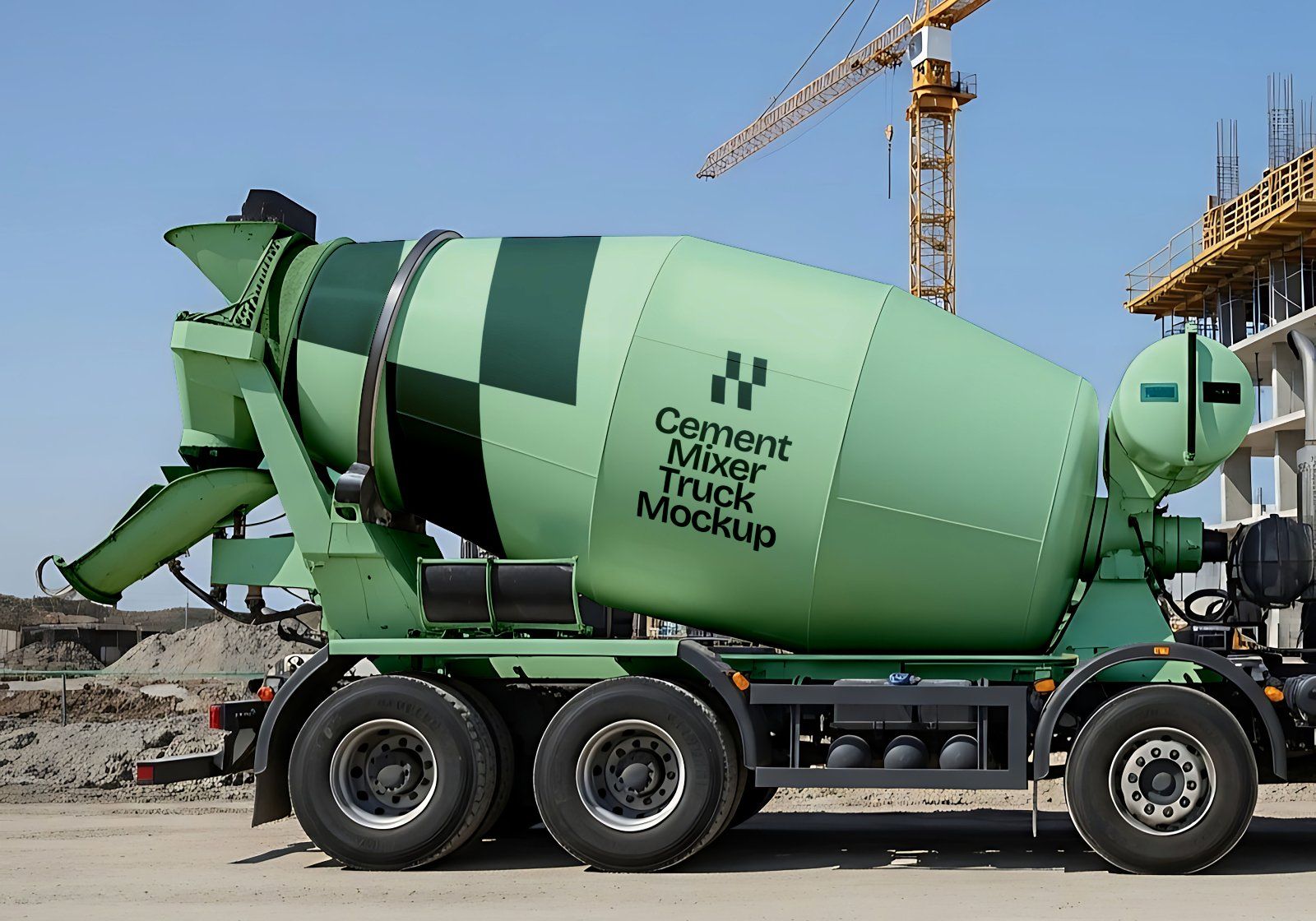 Premium Branding Green Construction Mockup — image 12