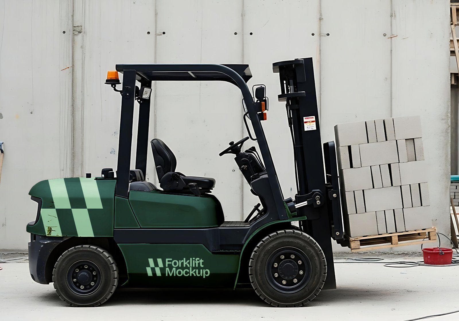 Premium Branding Green Construction Mockup — image 10