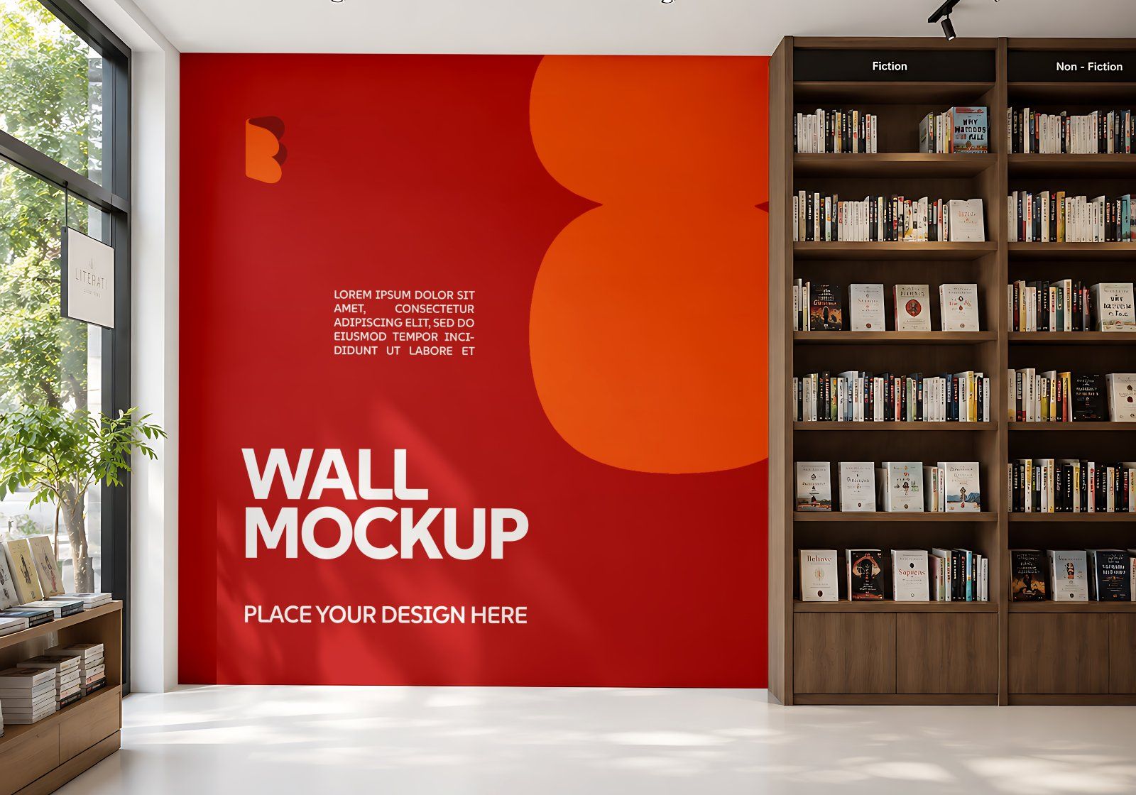 Premium Book Store Branding Mockup Bundle – 15 Literary PSD Scenes for Bookstores, Publishing Houses — image 19