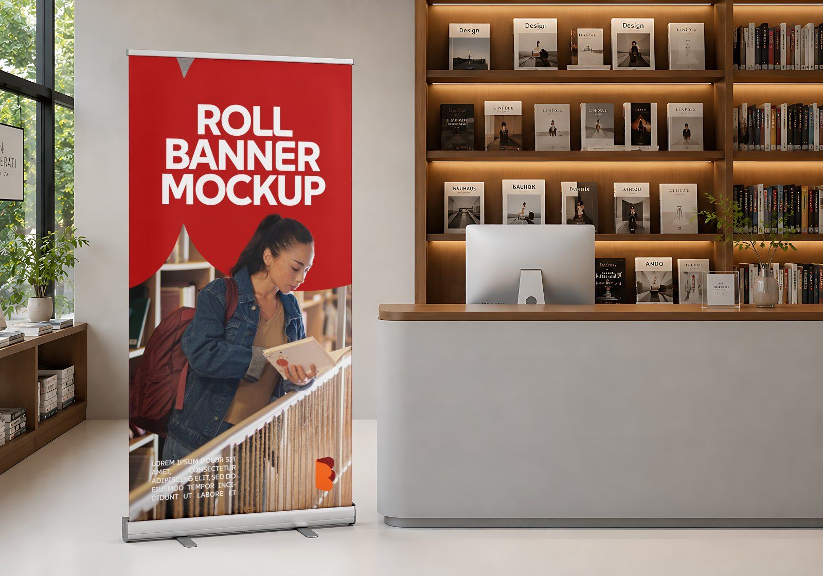 Premium Book Store Branding Mockup Bundle – 15 Literary PSD Scenes for Bookstores, Publishing Houses — image 18
