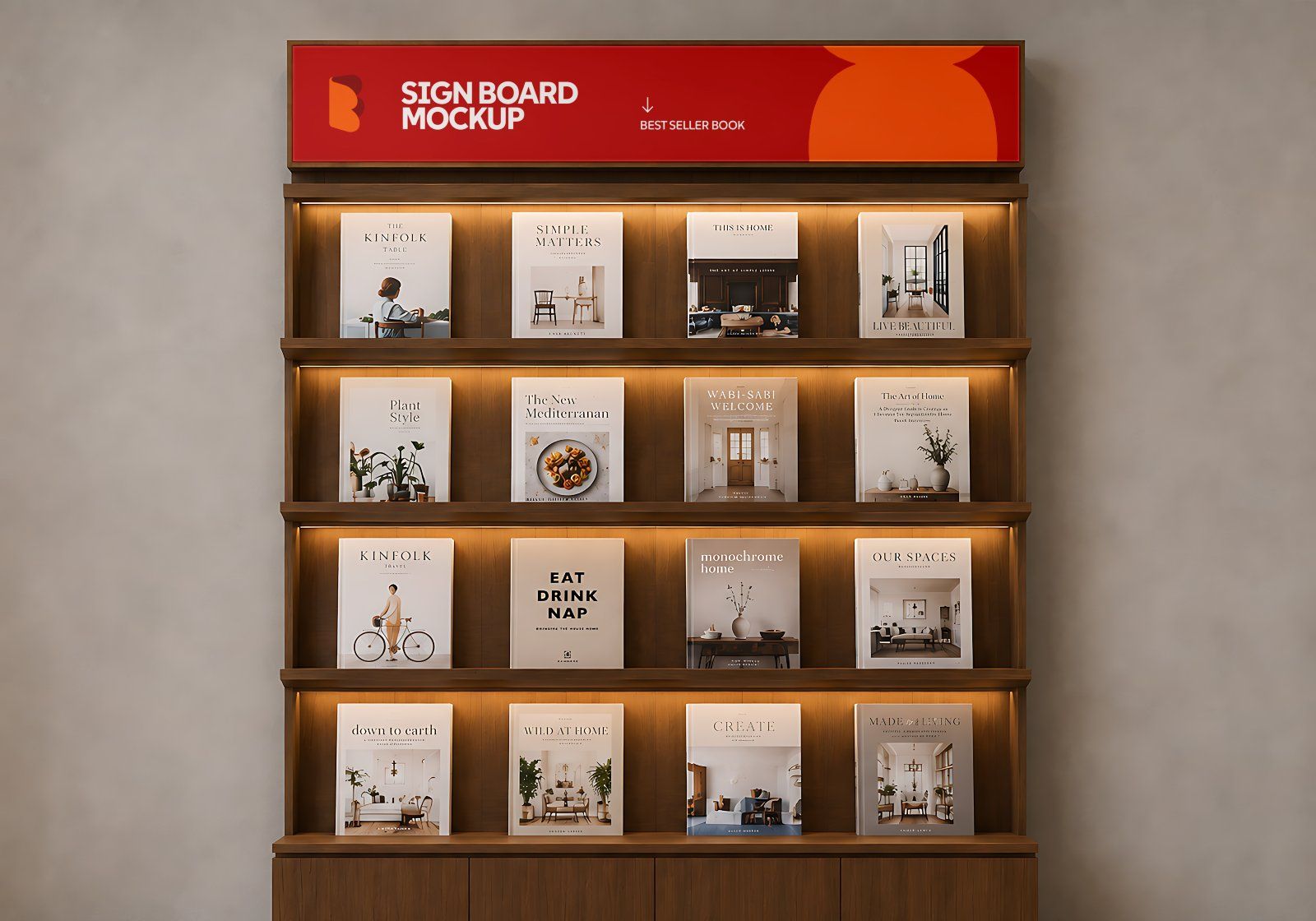 Premium Book Store Branding Mockup Bundle – 15 Literary PSD Scenes for Bookstores, Publishing Houses — image 13
