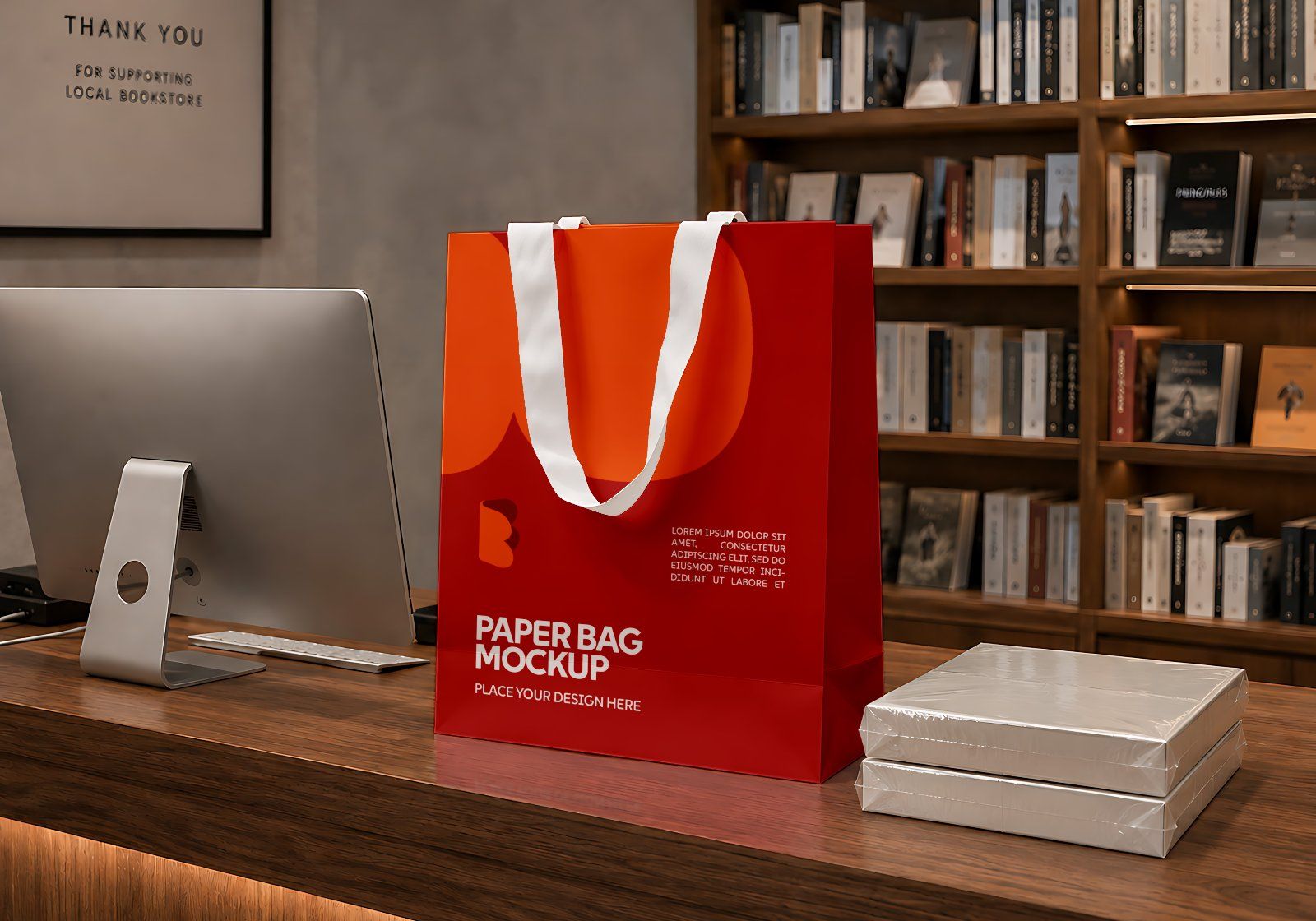 Premium Book Store Branding Mockup Bundle – 15 Literary PSD Scenes for Bookstores, Publishing Houses — image 8