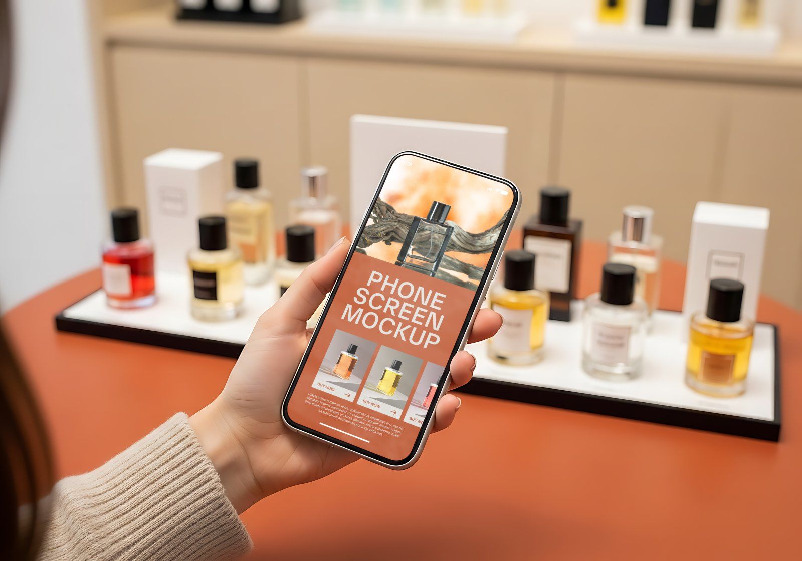 Premium Branding Perfume Store Mockup — image 8