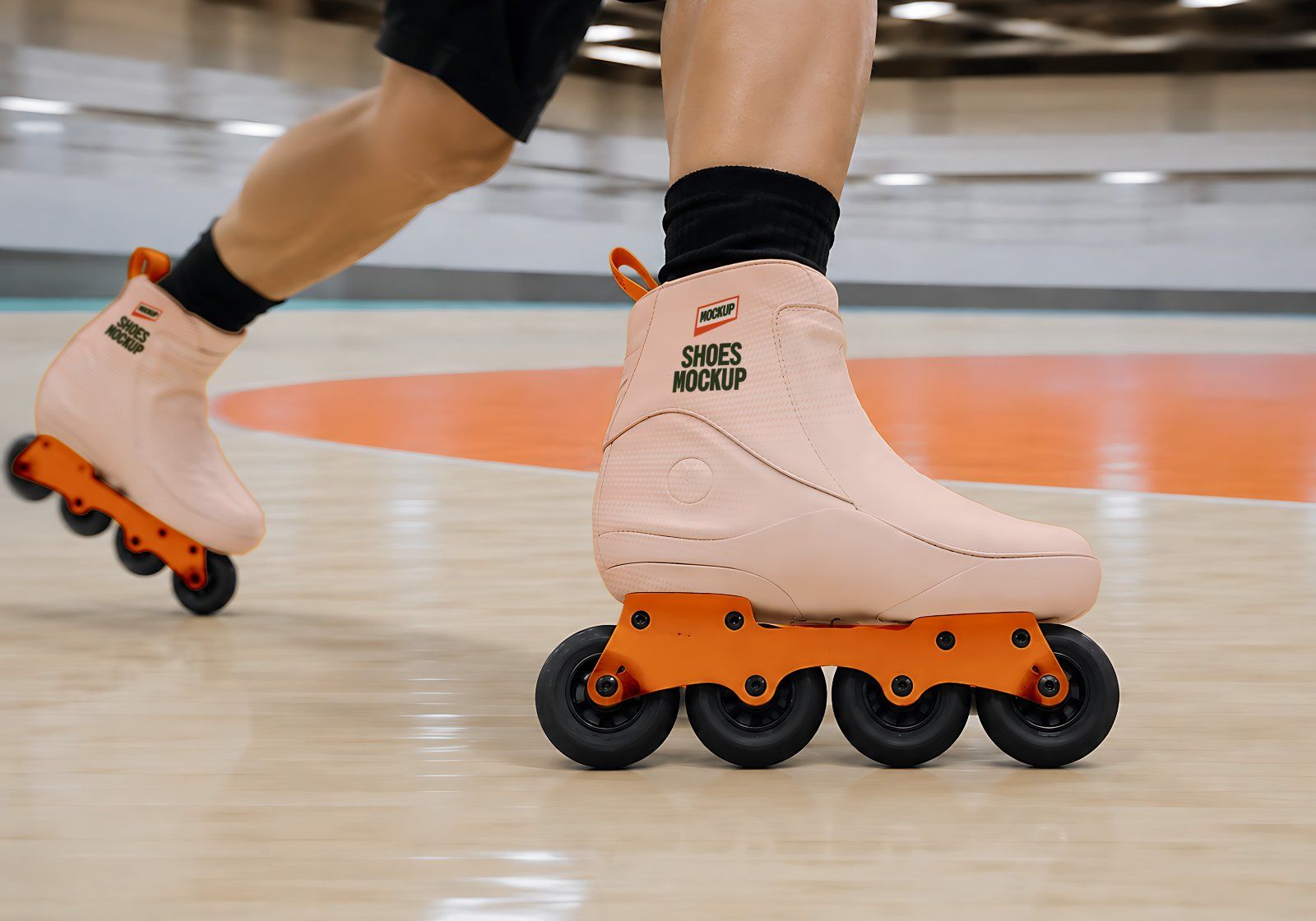 Premium Roller Skating Event Branding Mockup Bundle – 15 Retro & Urban PSD Scenes for Street Sports — image 19