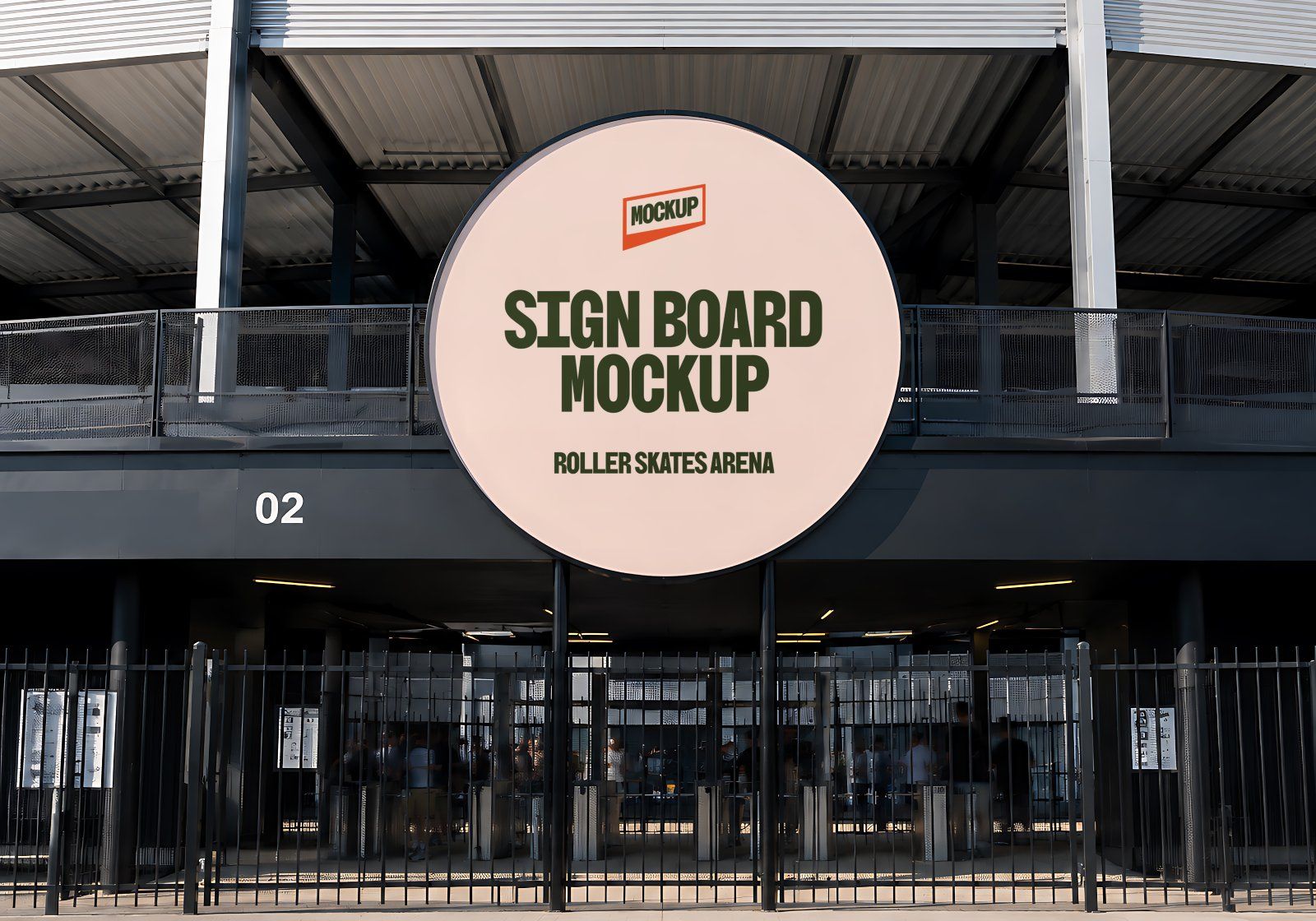 Premium Roller Skating Event Branding Mockup Bundle – 15 Retro & Urban PSD Scenes for Street Sports — image 14