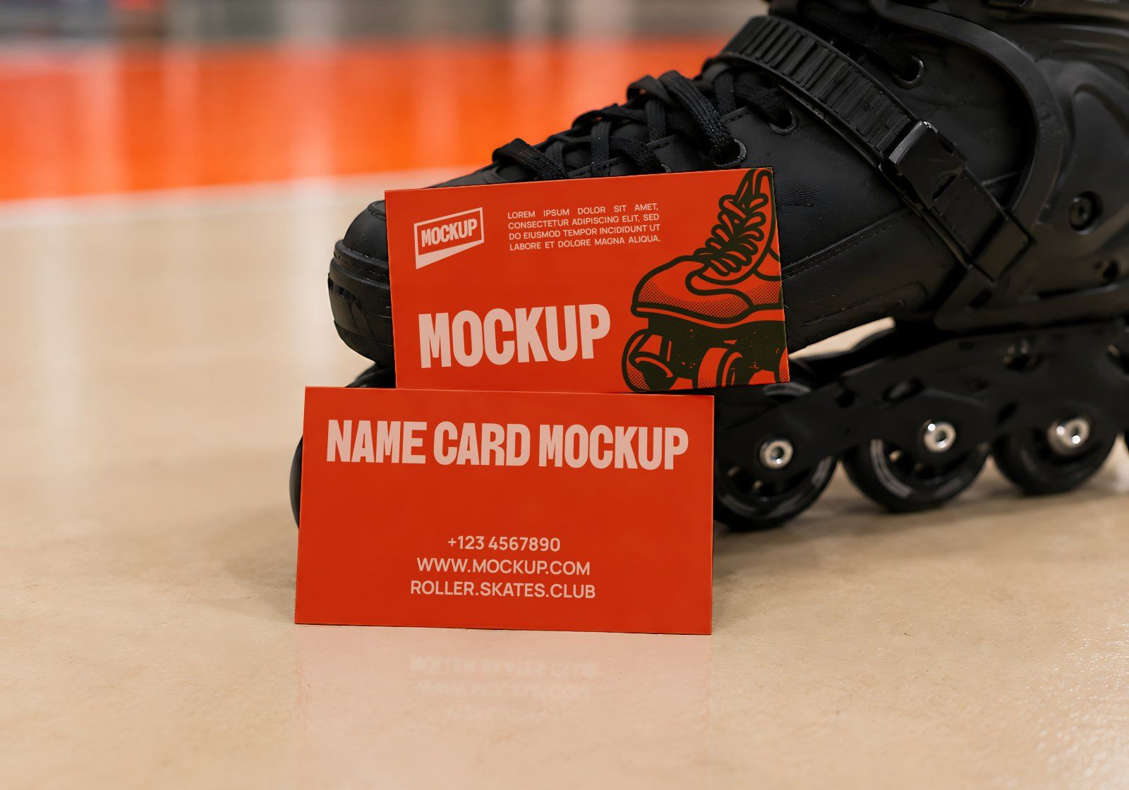 Premium Roller Skating Event Branding Mockup Bundle – 15 Retro & Urban PSD Scenes for Street Sports — image 9