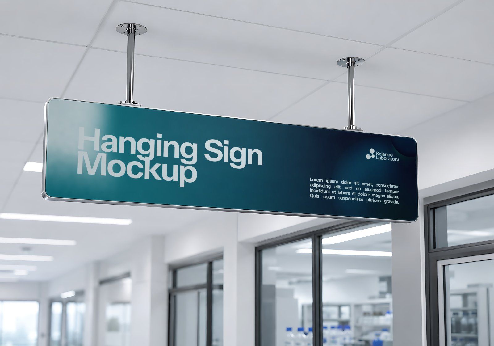 Premium Science Lab Branding Mockup Bundle – 15 Medical PSD Scenes for Pharmaceutical, Healthcare & — image 19