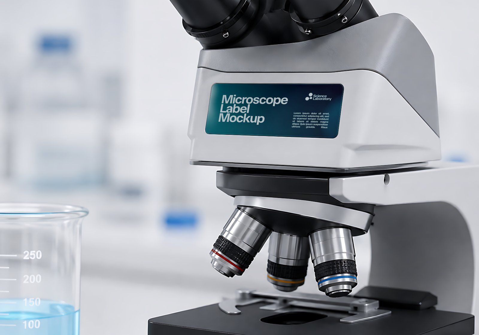 Premium Science Lab Branding Mockup Bundle – 15 Medical PSD Scenes for Pharmaceutical, Healthcare & — image 17