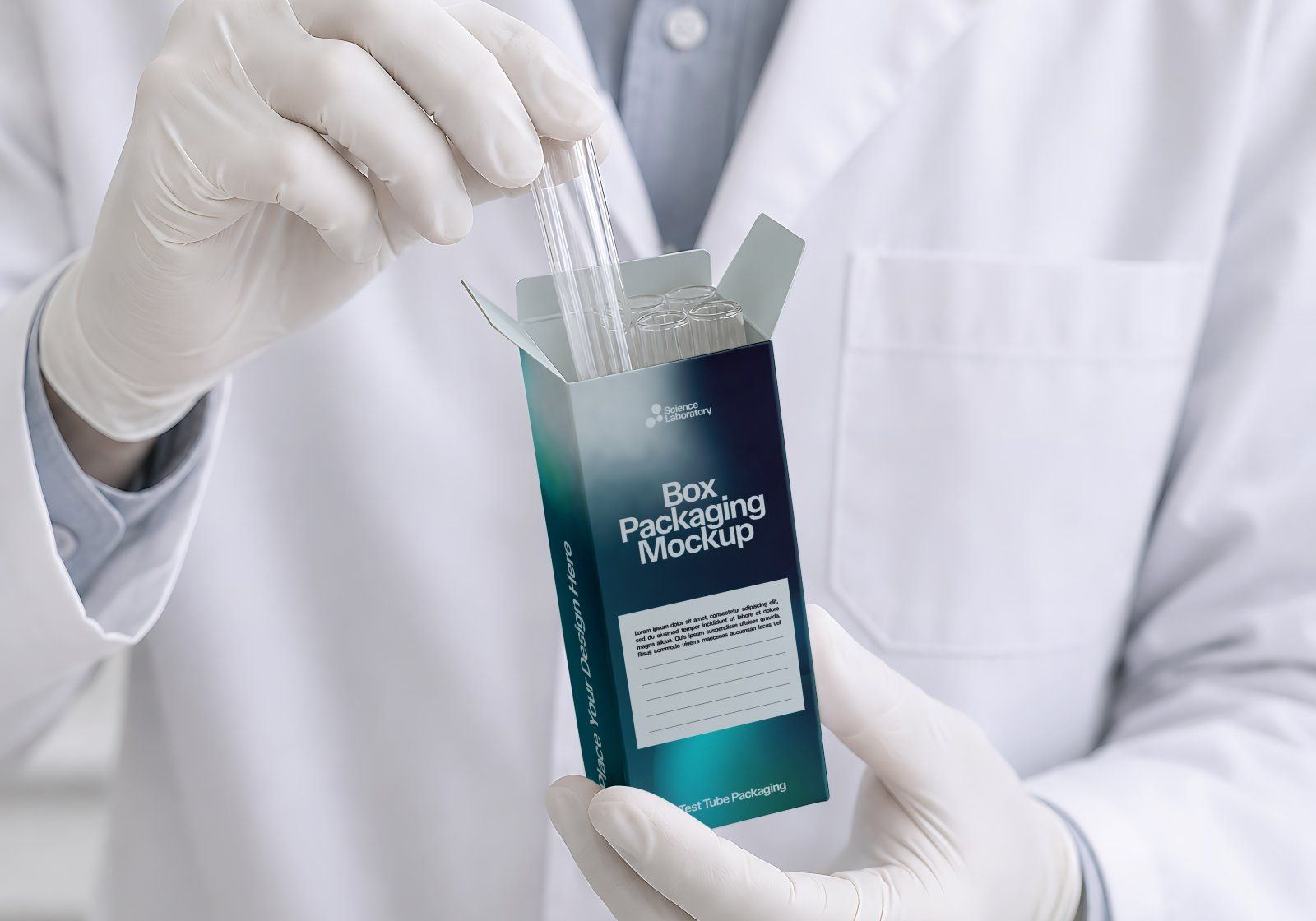 Premium Science Lab Branding Mockup Bundle – 15 Medical PSD Scenes for Pharmaceutical, Healthcare & — image 13