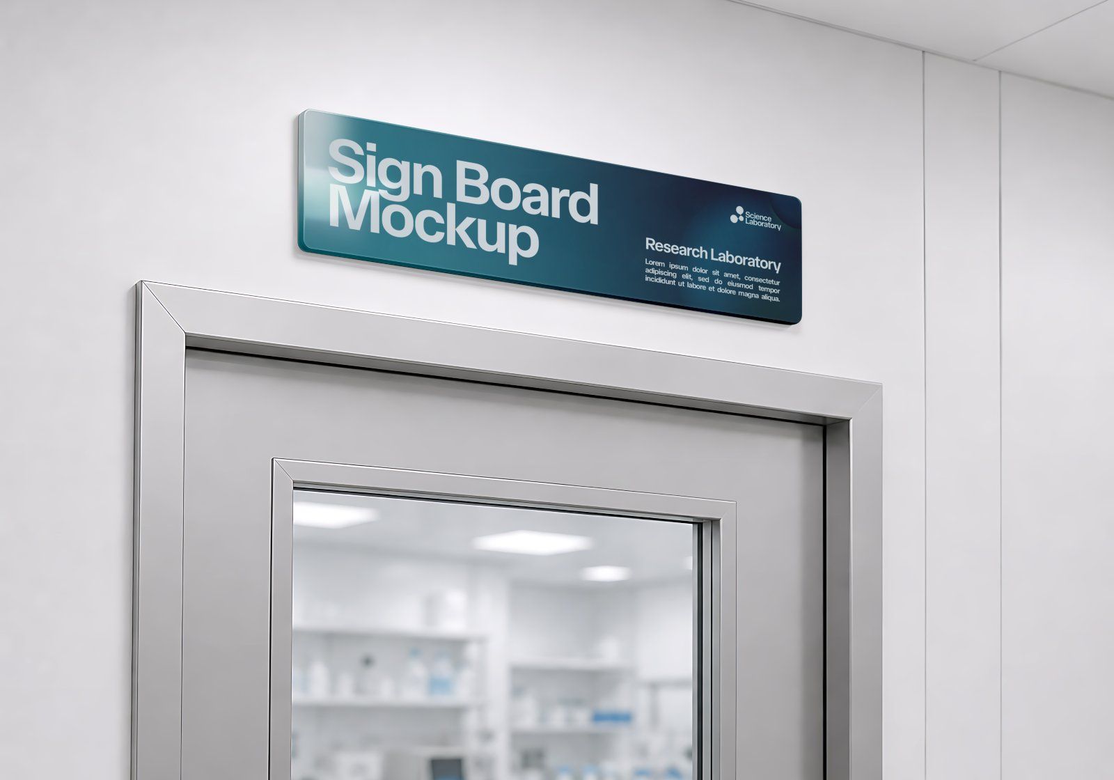 Premium Science Lab Branding Mockup Bundle – 15 Medical PSD Scenes for Pharmaceutical, Healthcare & — image 7