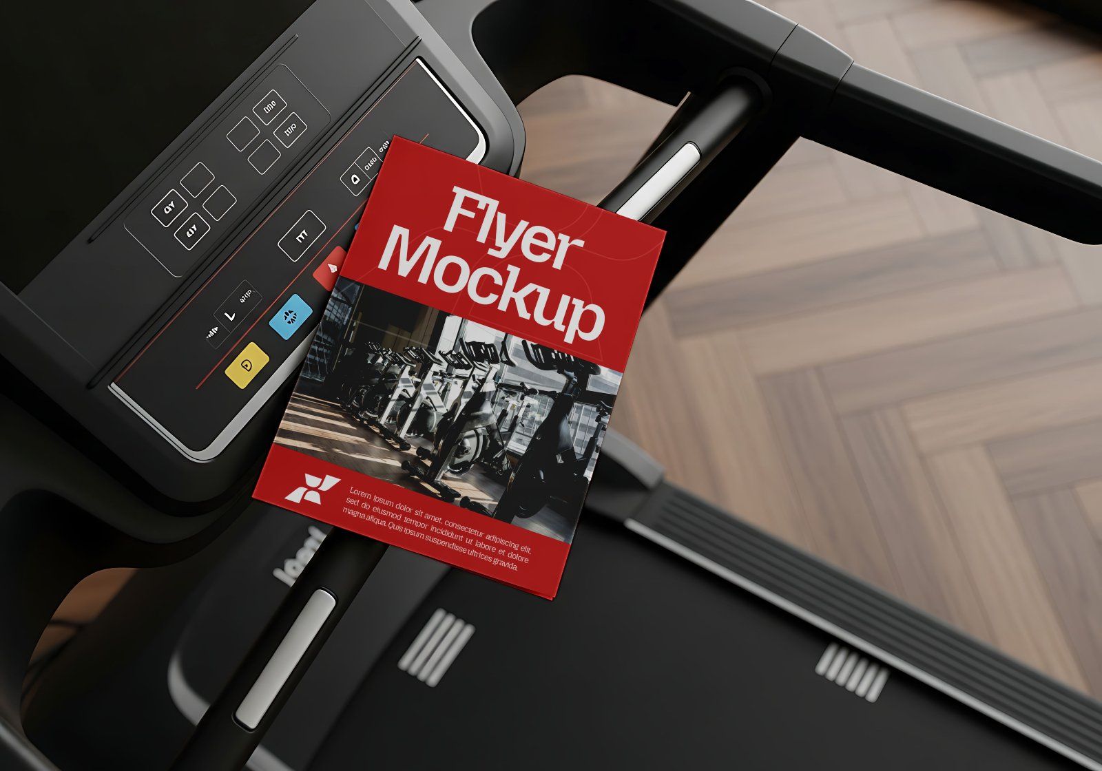 Premium Branding Red Gym Mockup — image 6