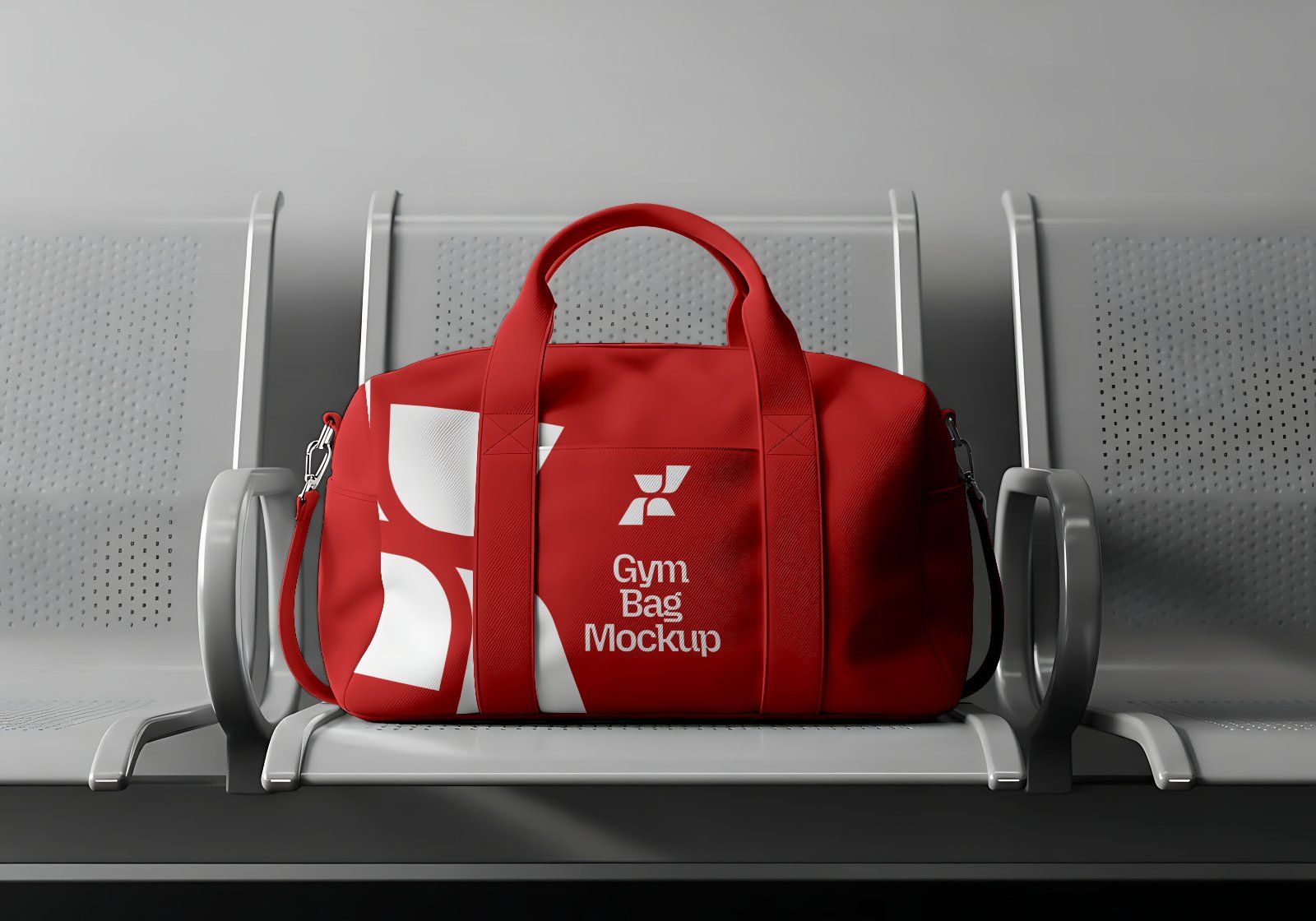Premium Branding Red Gym Mockup — image 9