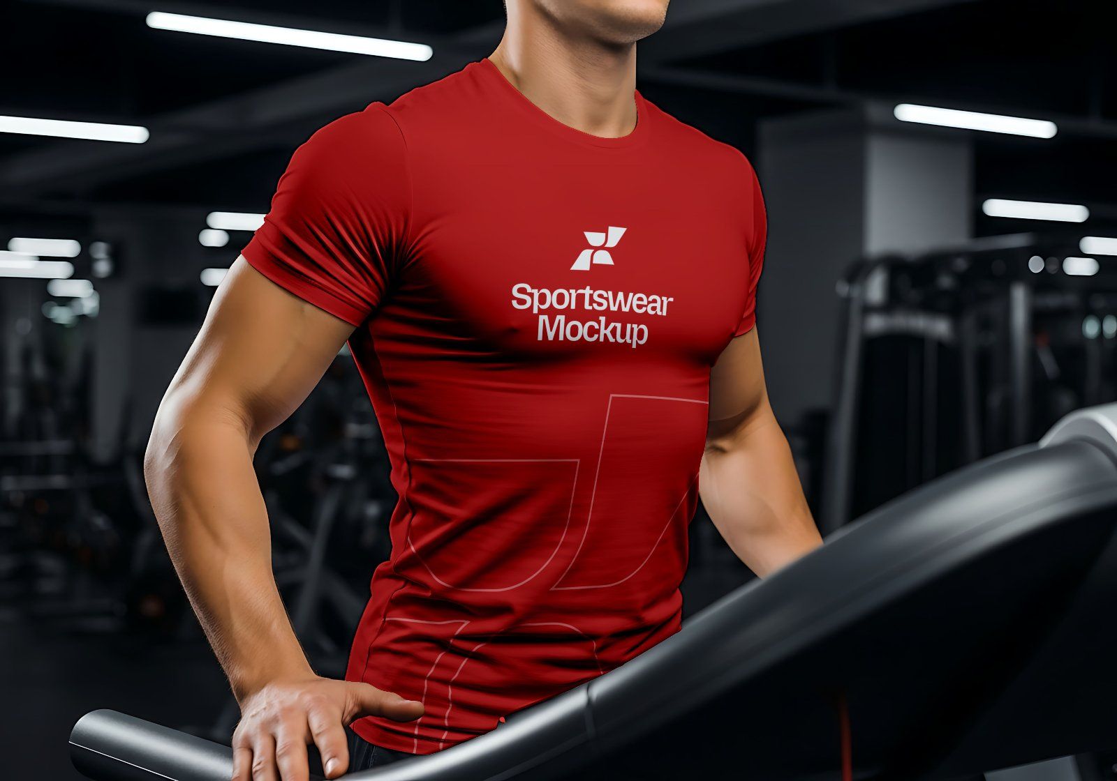Premium Branding Red Gym Mockup — image 13