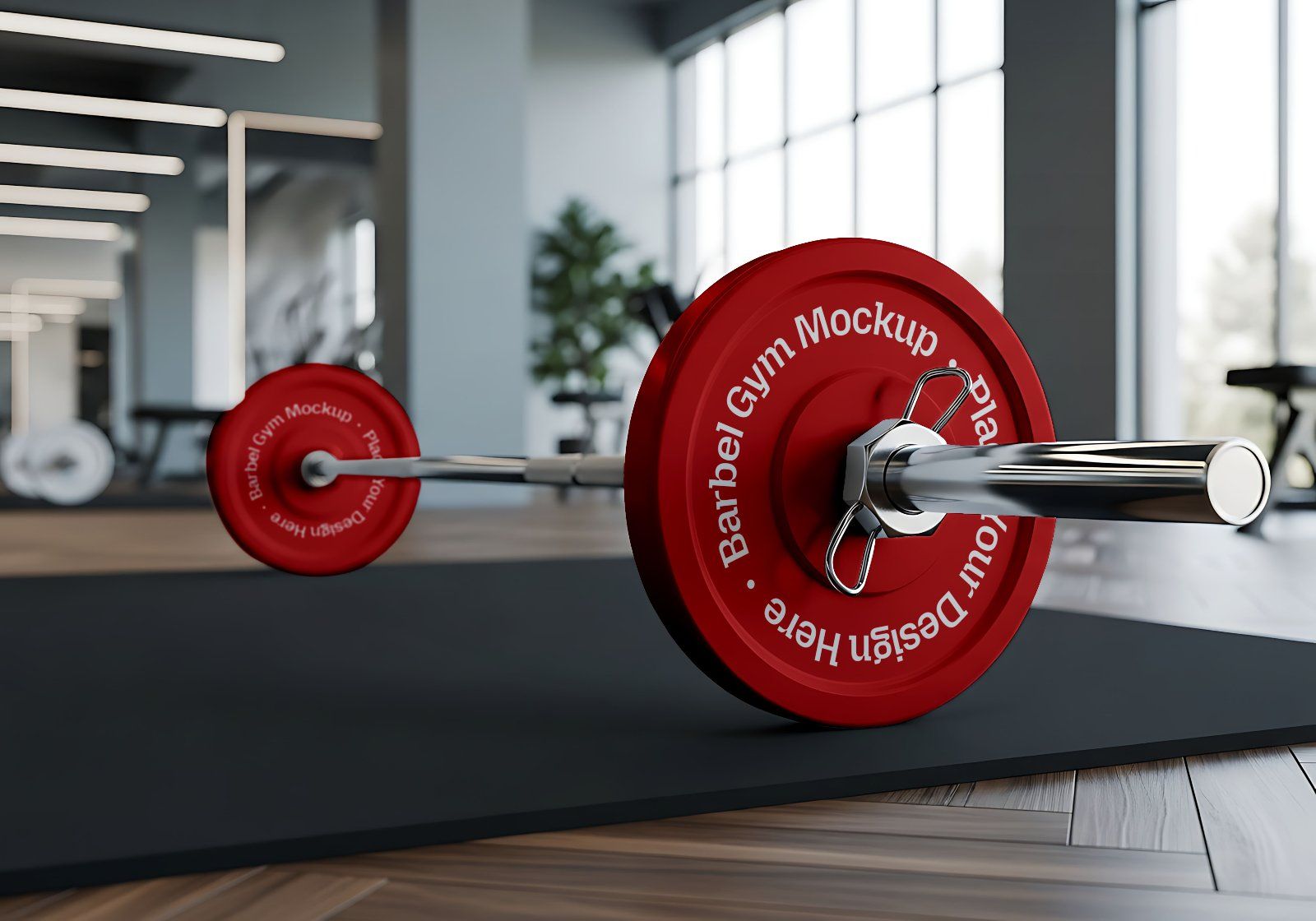 Premium Branding Red Gym Mockup — image 15