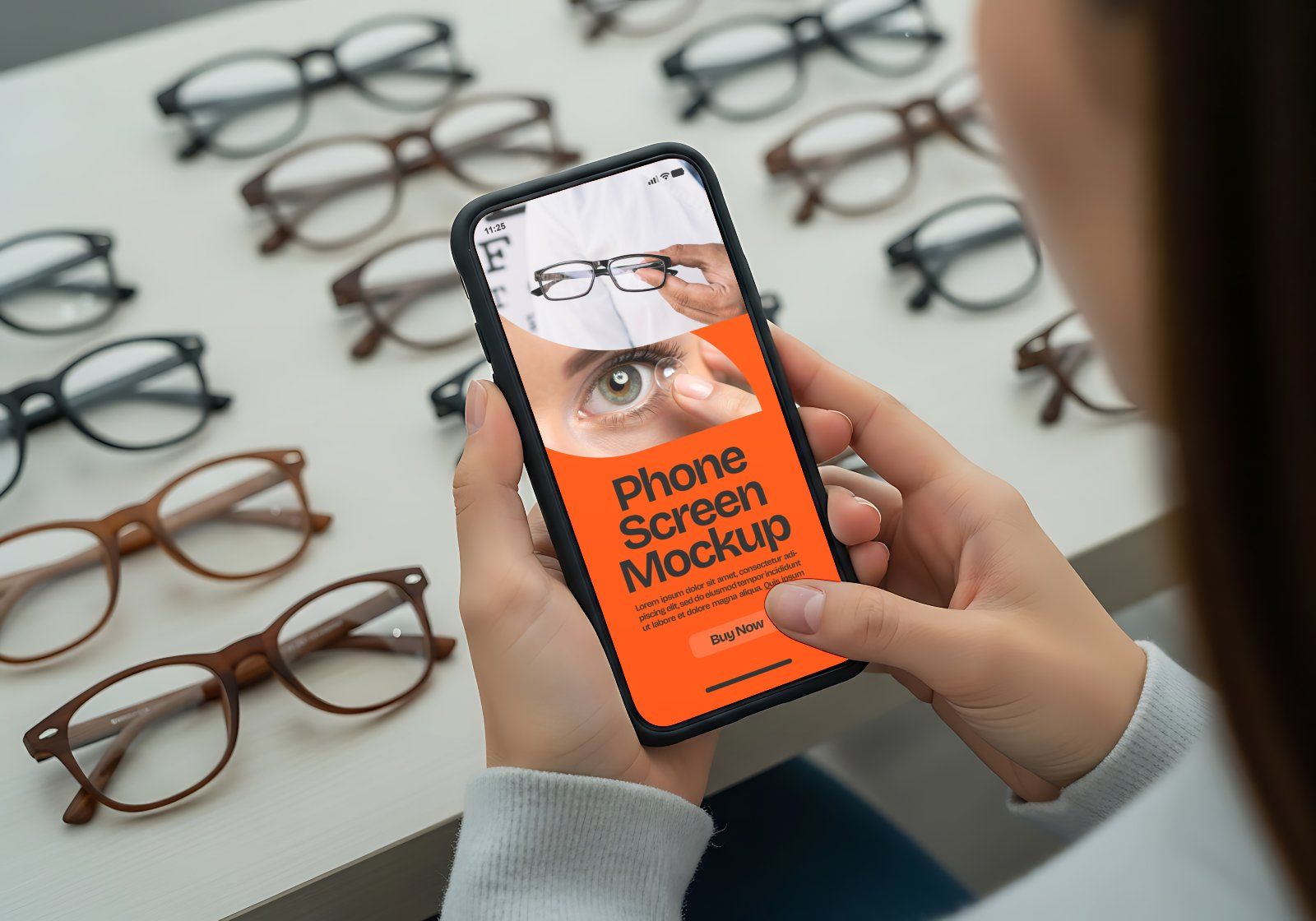 Glasses Shop Mockup Bundle - 15 PSD Templates for Eyewear Branding & Store Display — image 5