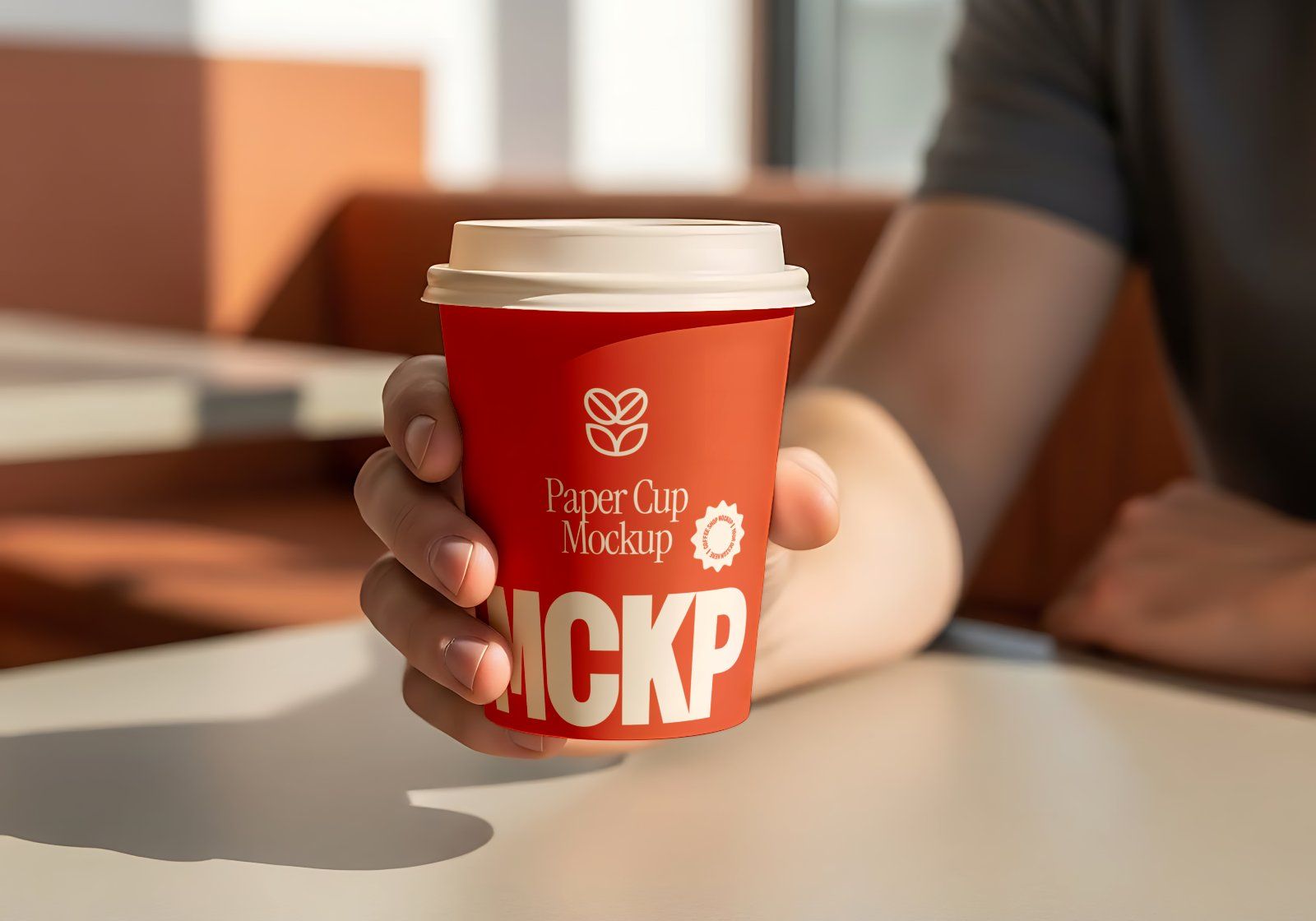 Premium Branding Red Store Coffee Mockup — image 11