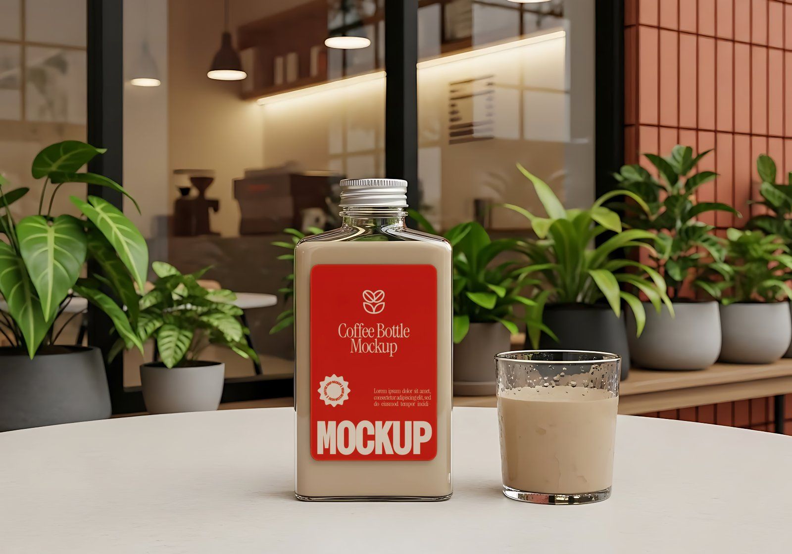 Premium Branding Red Store Coffee Mockup — image 15