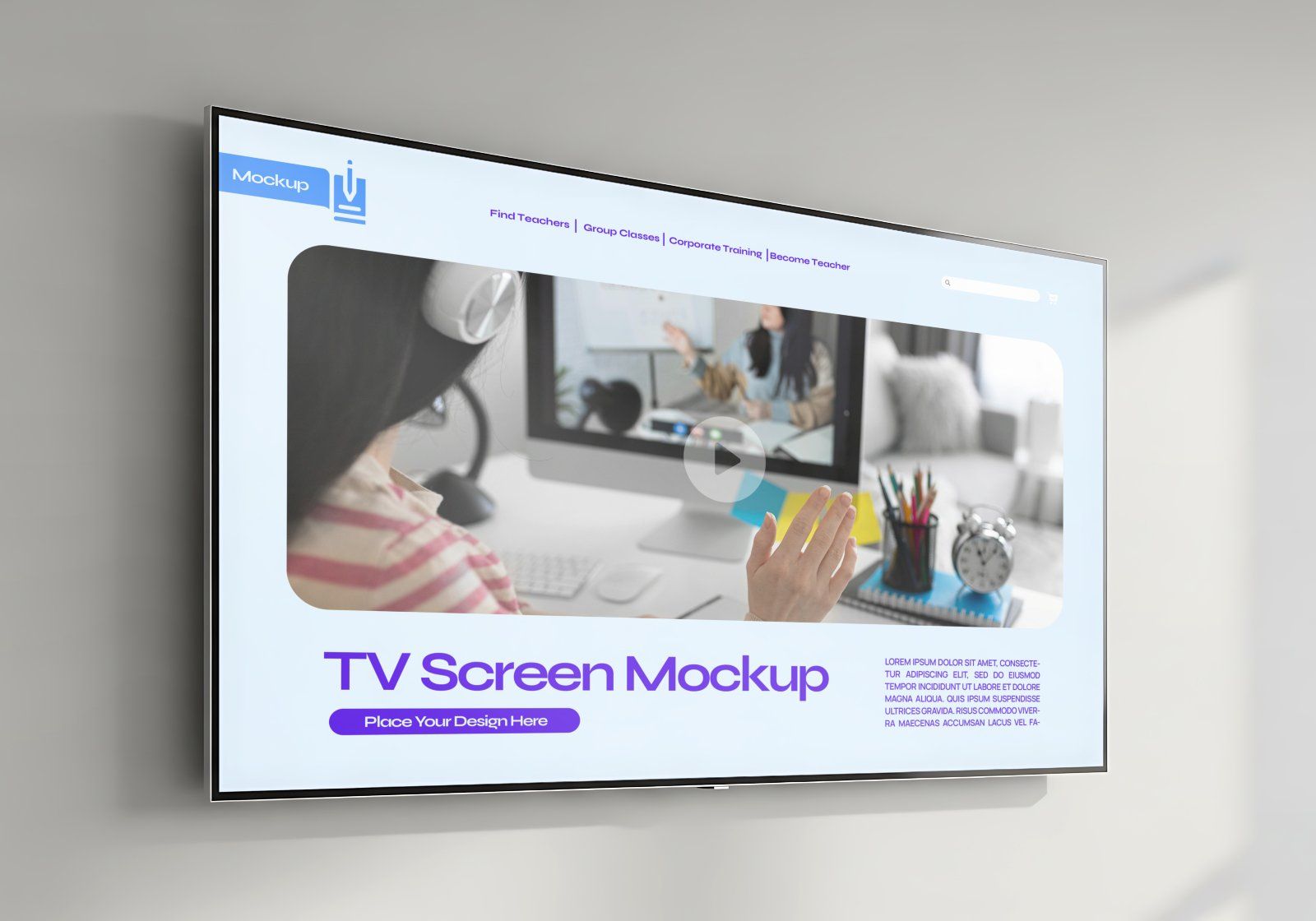 E-Learning Center Premium Education Branding PSD Mockups for Online Courses & Training Centers — image 8