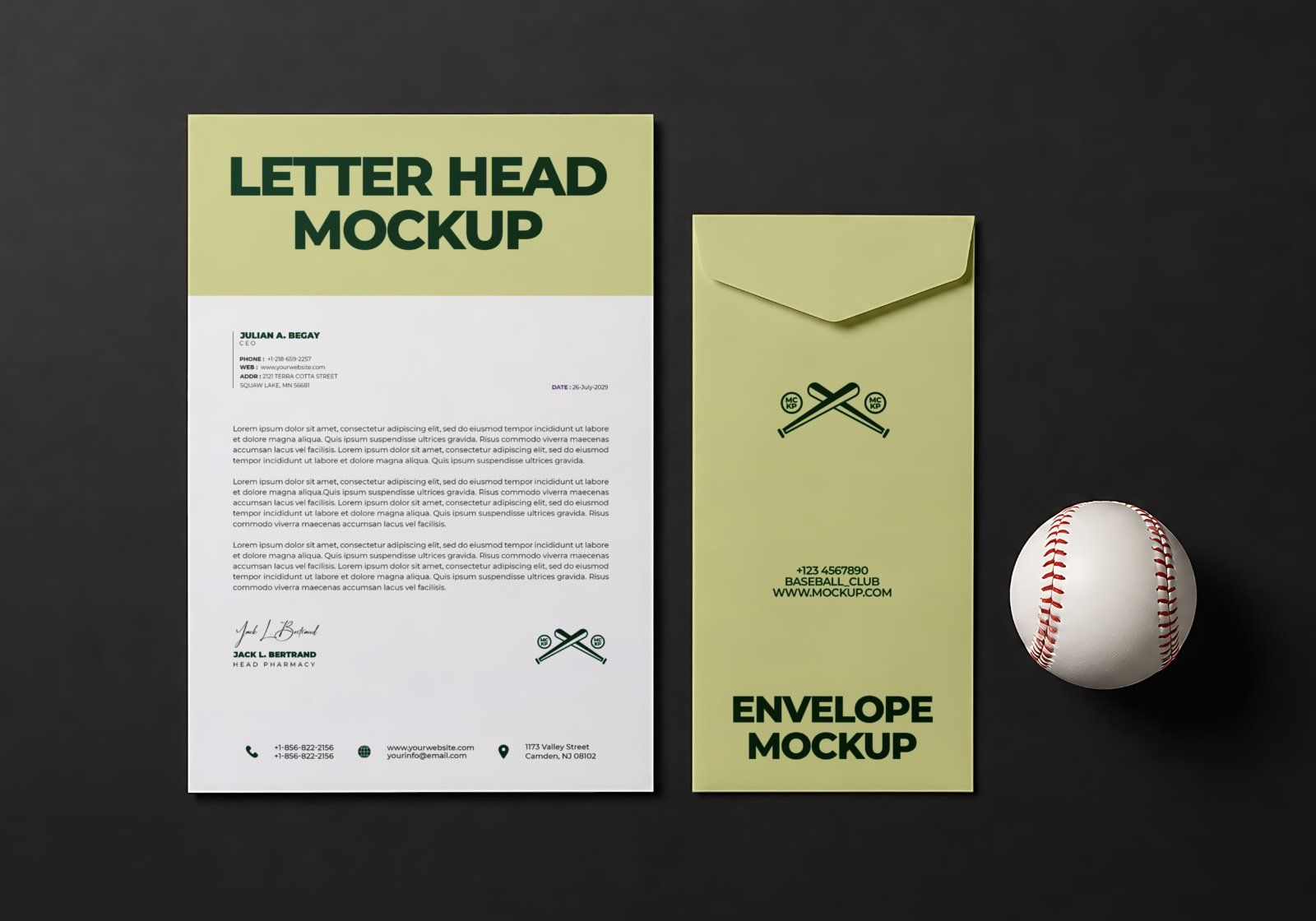 Ultimate Baseball Team Branding Mockup Bundle – 15 Premium PSD Scenes for Athletic & Sports Identity — image 13