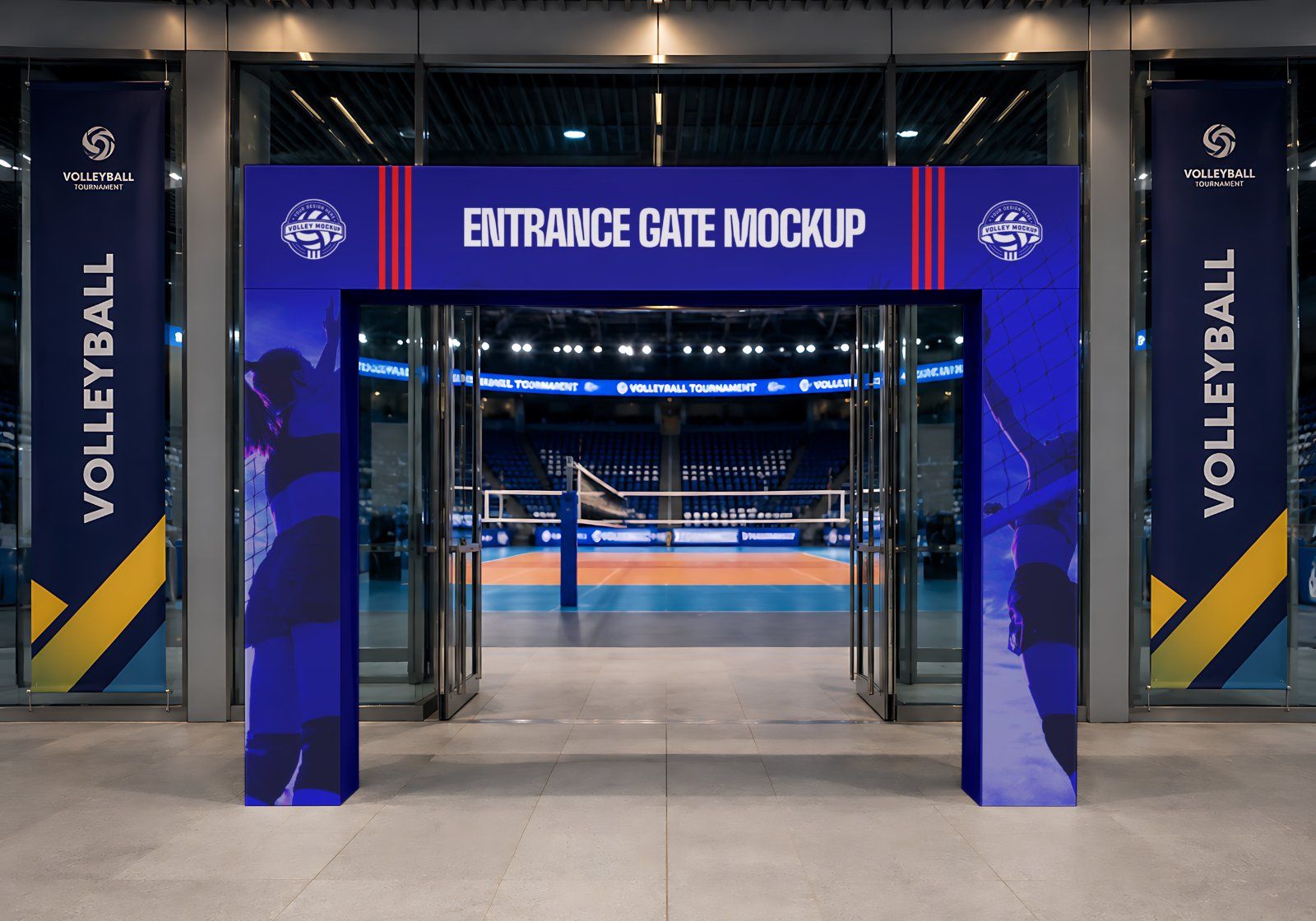 Ultimate Volleyball Team Branding Mockup Bundle – 15 Premium PSD Scenes for Tournament & Athletic Ki — image 6
