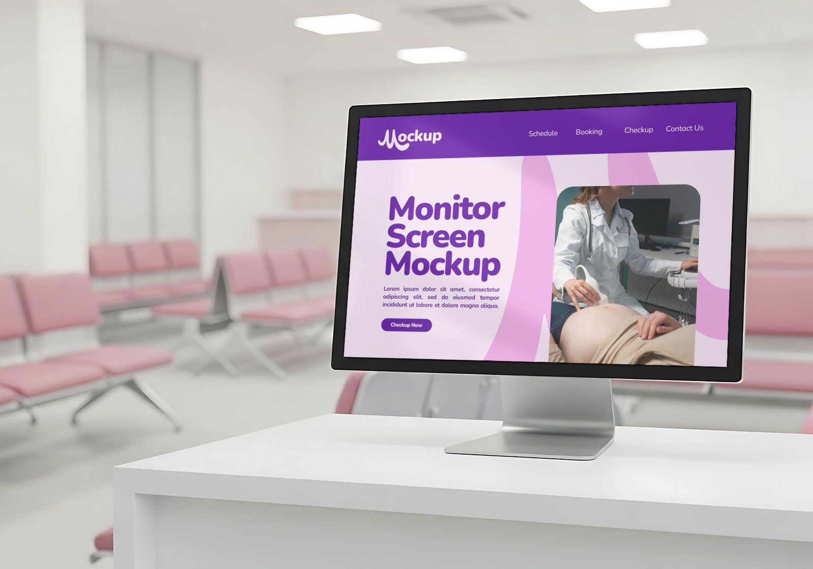 Obstetrics Clinic Mockup Bundle – 15 PSD Templates for Medical & Healthcare Branding — image 8