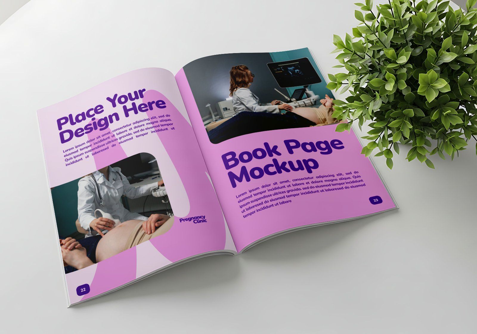 Obstetrics Clinic Mockup Bundle – 15 PSD Templates for Medical & Healthcare Branding — image 6