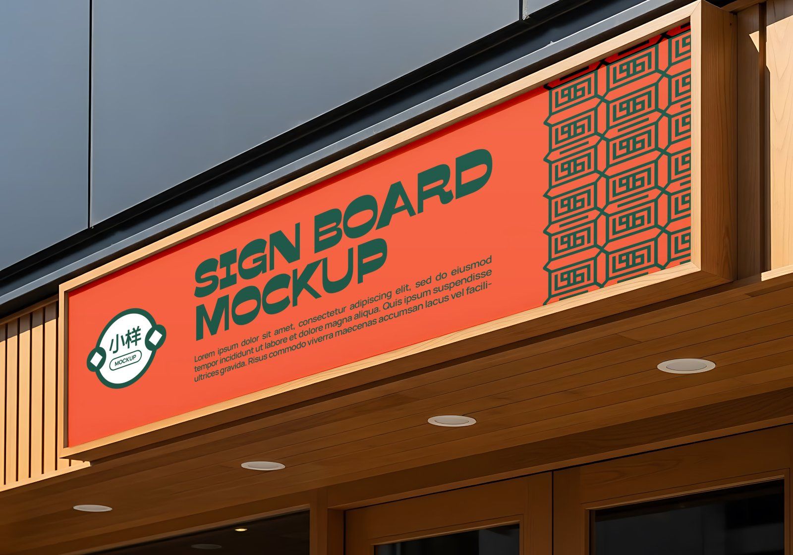 Premium Branding Orange China Restaurant Mockup — image 13