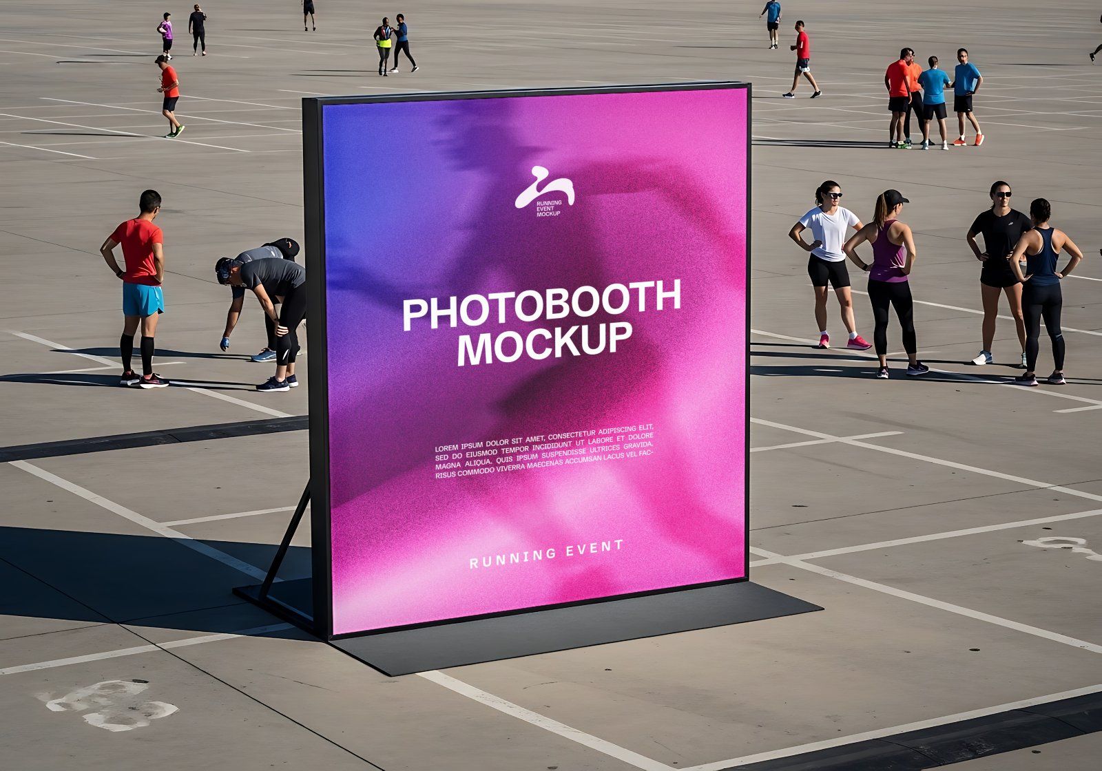 Premium Running Event 15 PSD Mockup Bundle Marathon Branding Kit — image 9