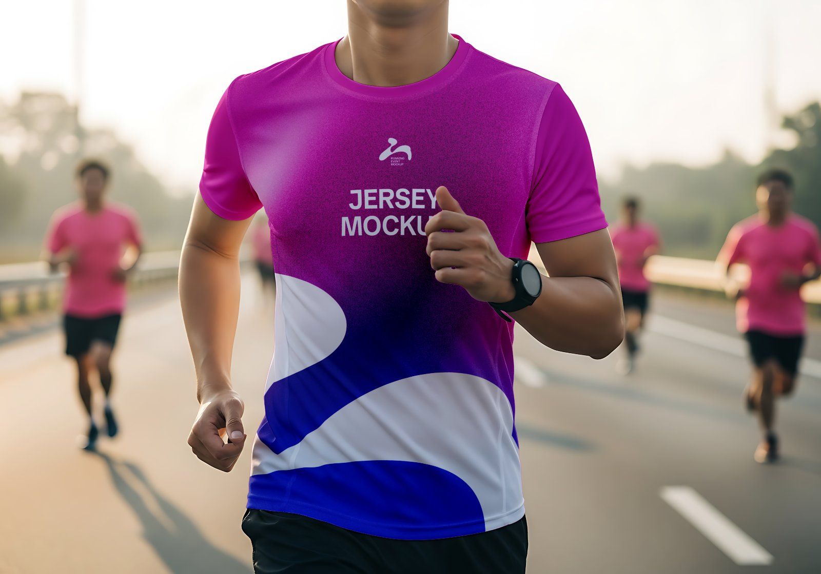 Premium Running Event 15 PSD Mockup Bundle Marathon Branding Kit — image 6