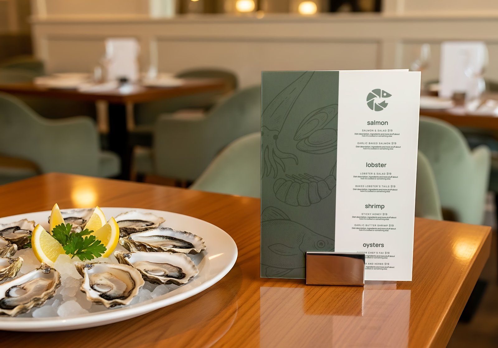 Premium Branding Seafood Resto Mockup — image 10
