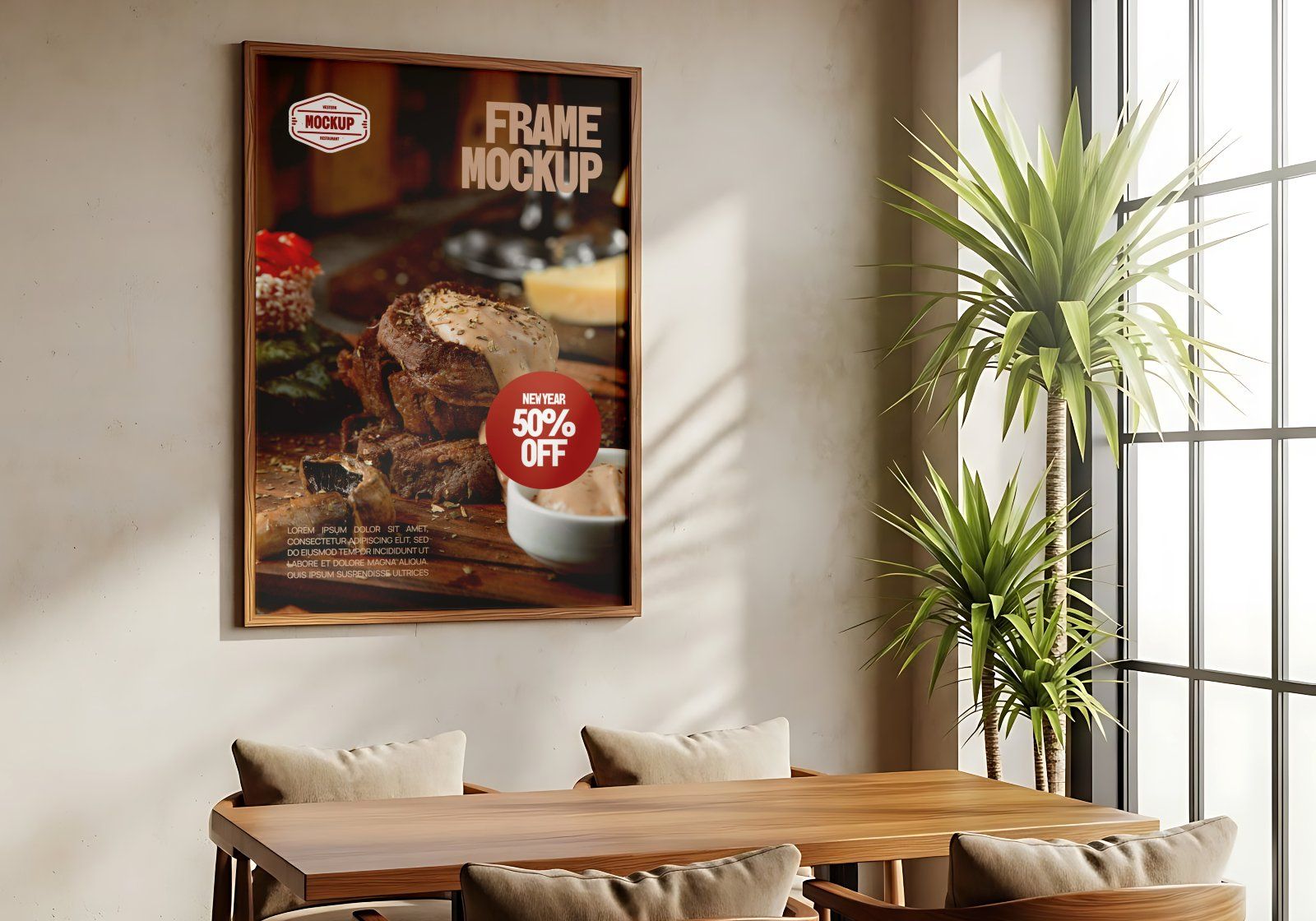 Premium Branding Western Food Restaurant Mockup — image 2